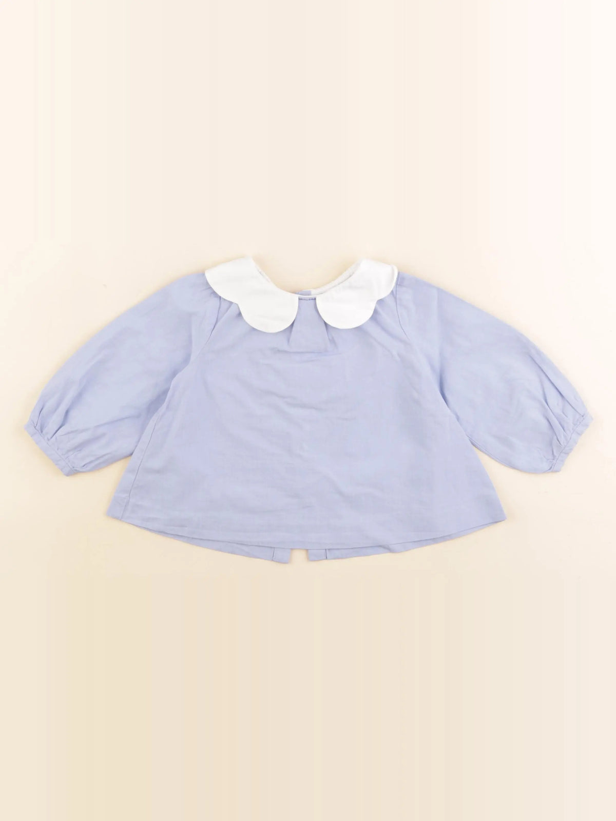 Jacadi - blouse bleu - 12 mois