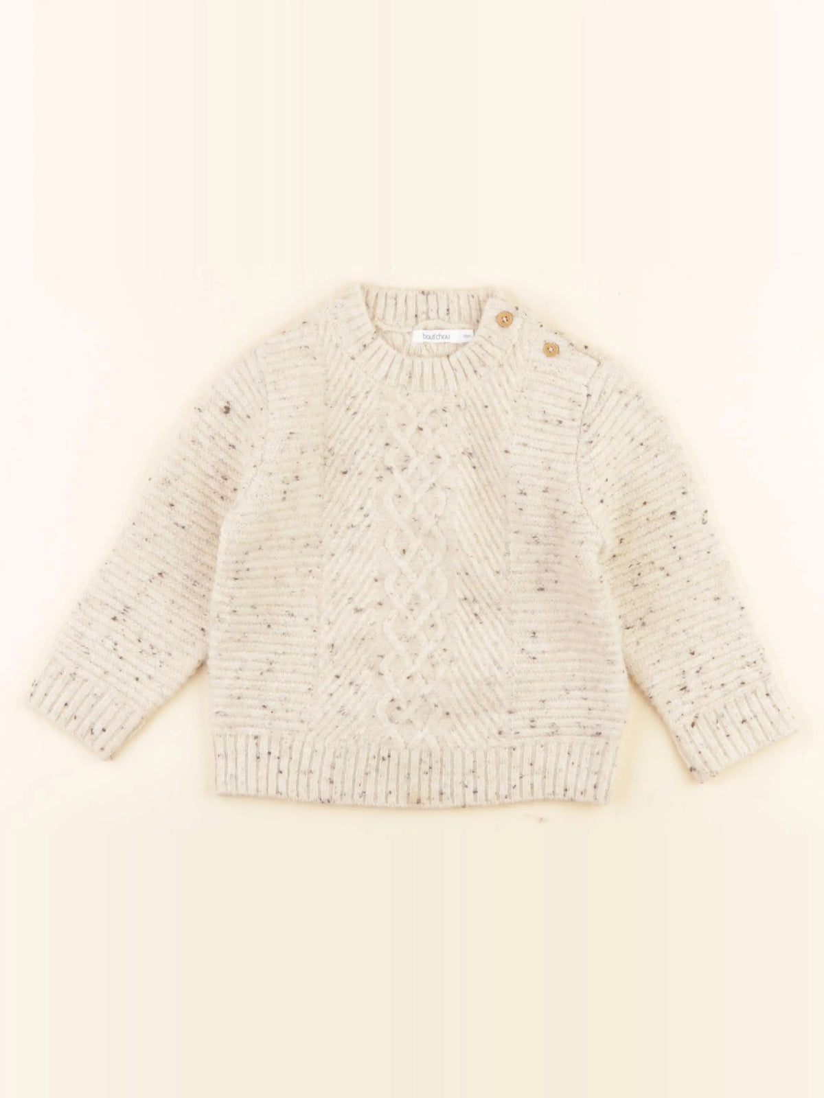Boutchou - pull beige - 18 mois