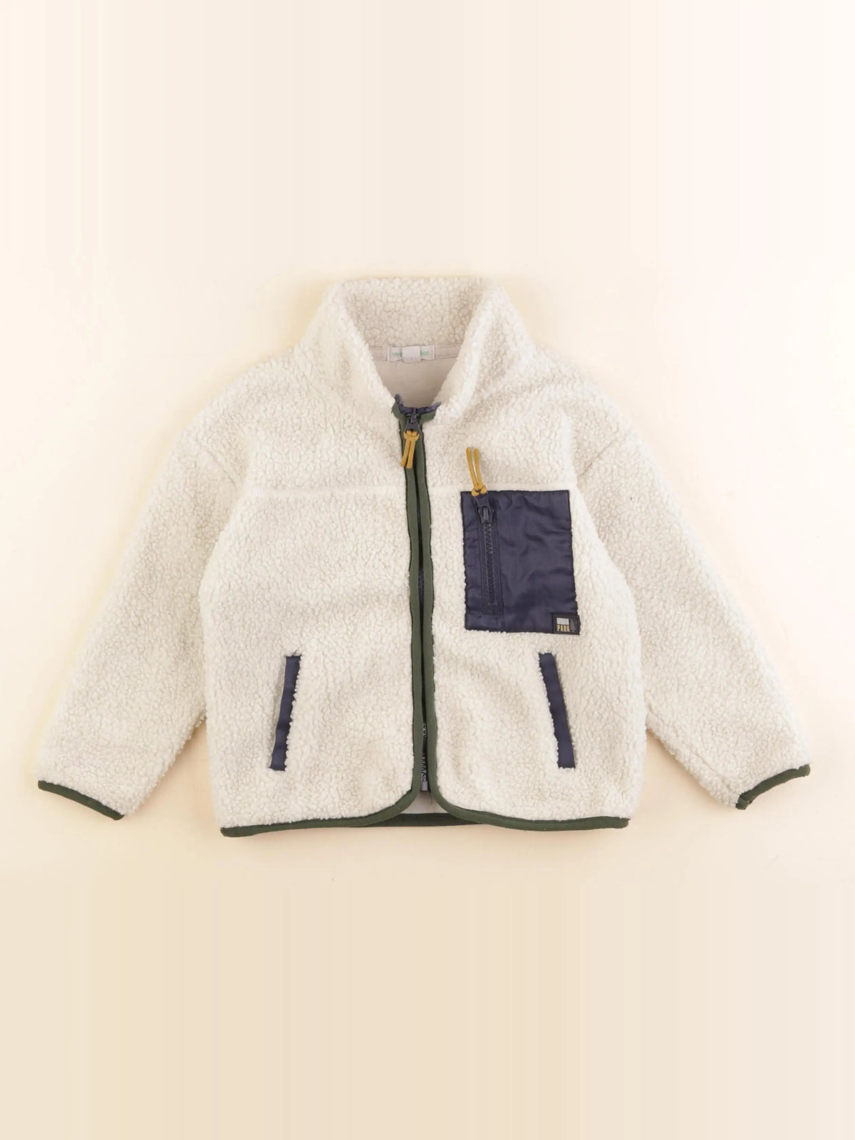Vertbaudet - polaire beige - 4 ans