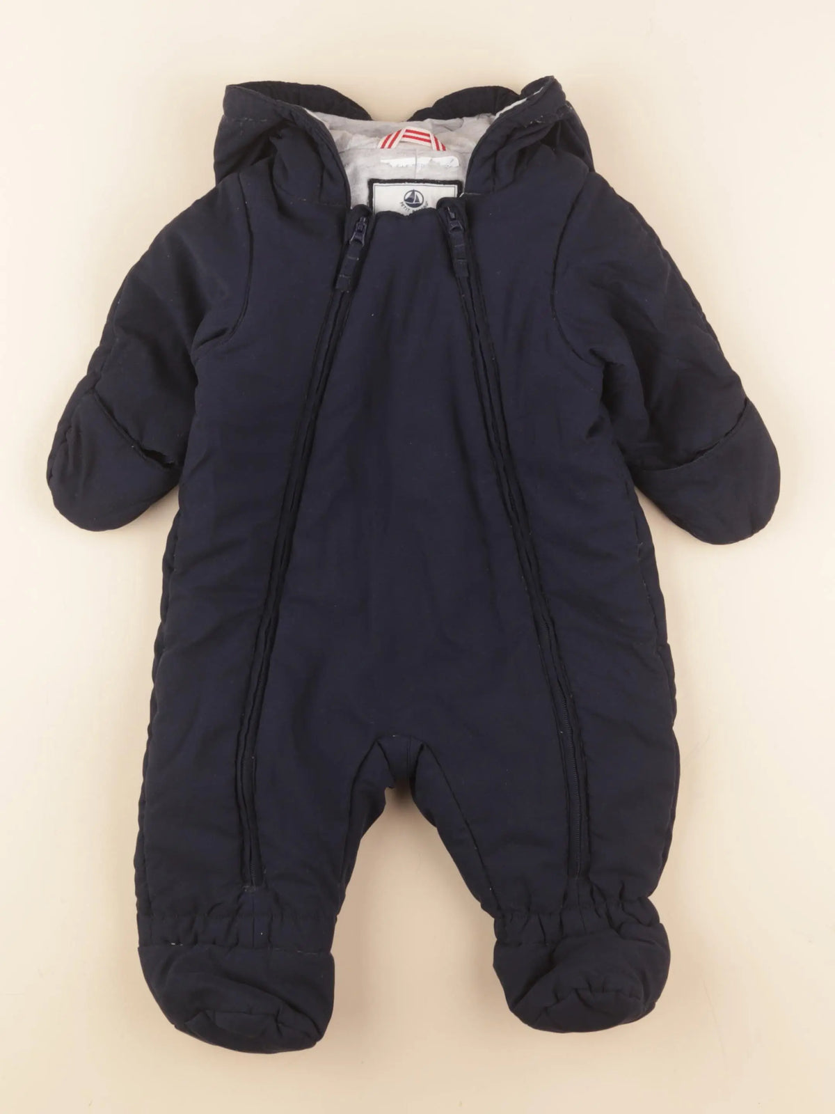 Petit Bateau - combi-pilote bleu - 1 mois