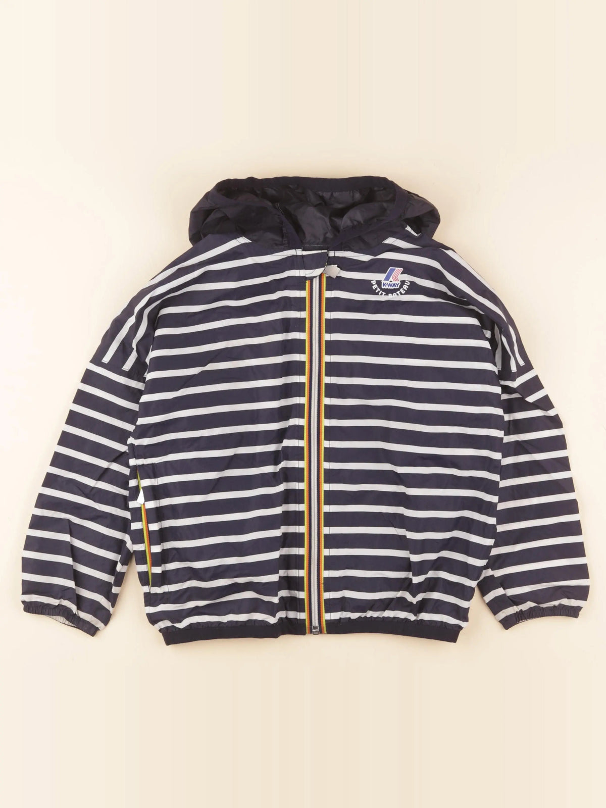Petit Bateau - coupe-vent bleu - 6 ans