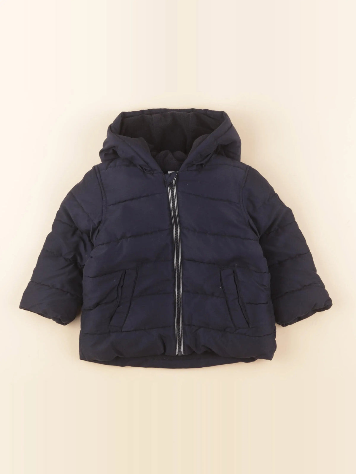 Petit Bateau - doudoune bleu - 18 mois