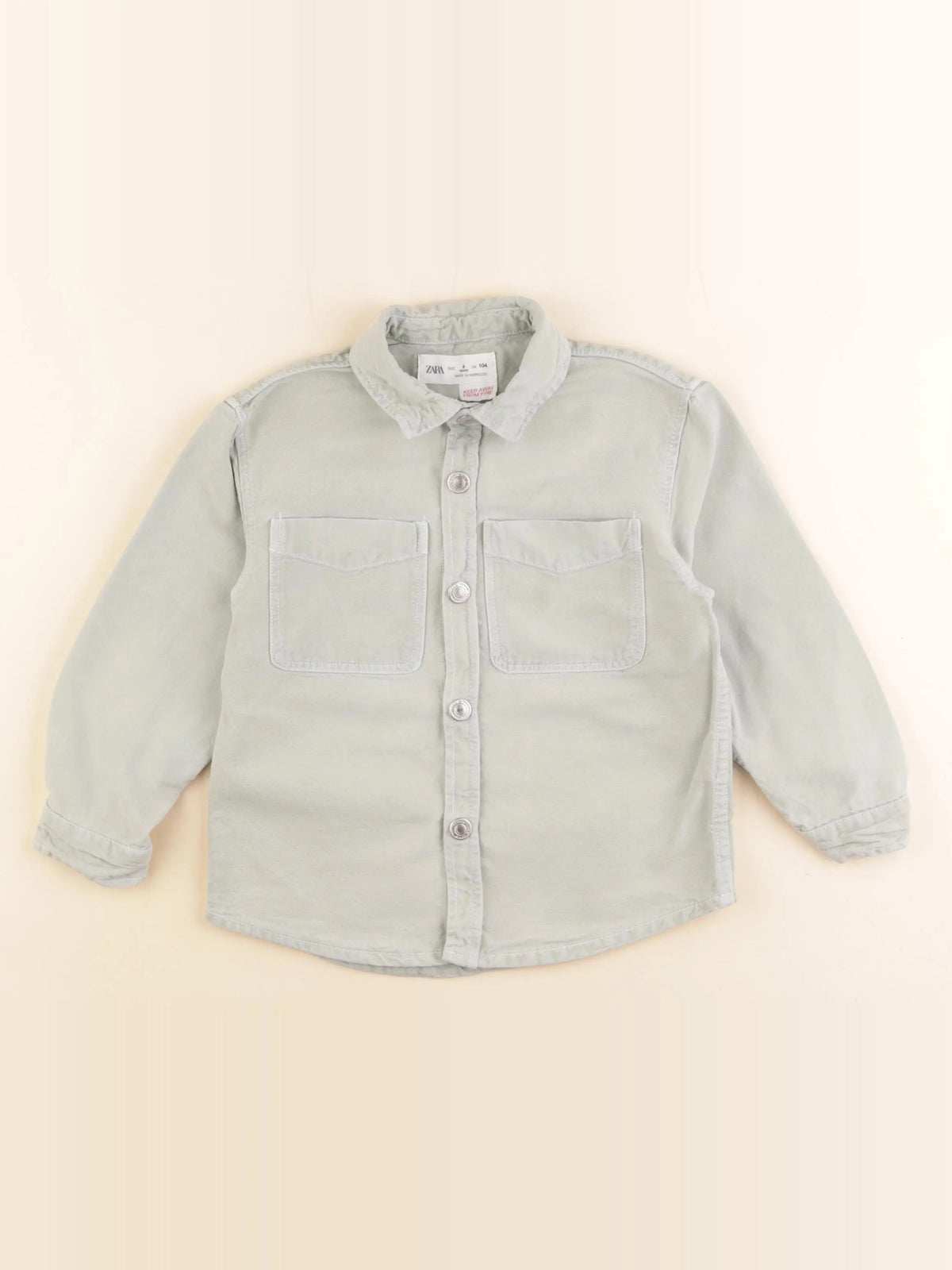 Zara - chemise vert - 4 ans