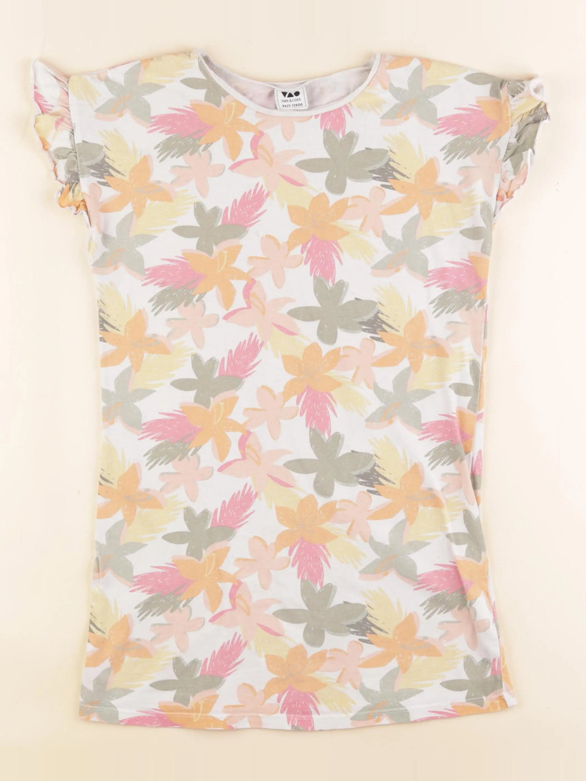Tape à l'oeil - chemise de nuit coton multicolore - 8 ans