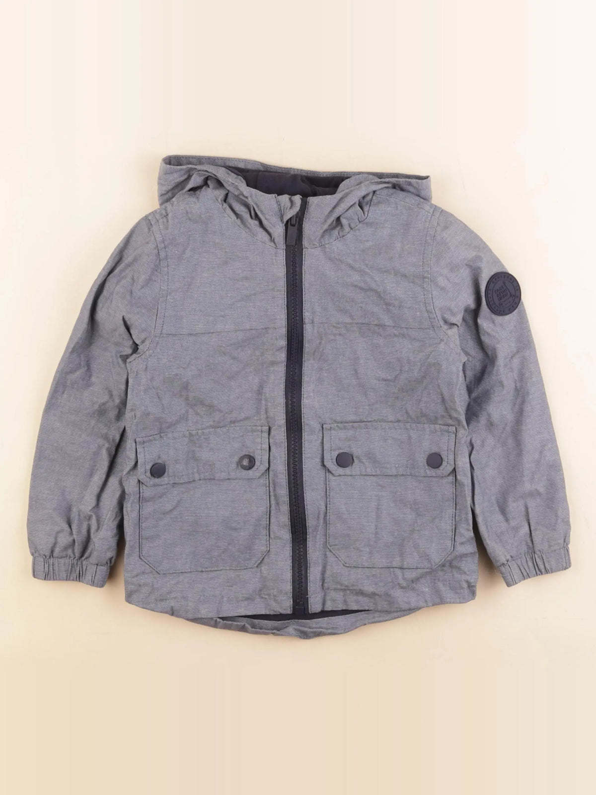 Vertbaudet - imperméable bleu - 3 ans