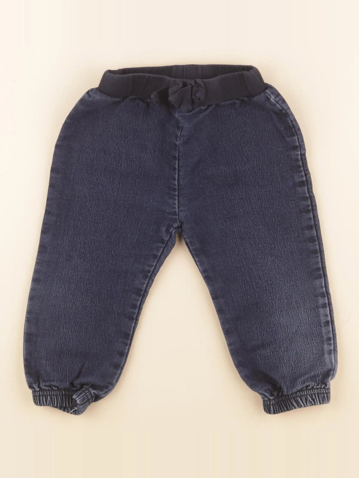 Petit Bateau - pantalon bleu - 18 mois