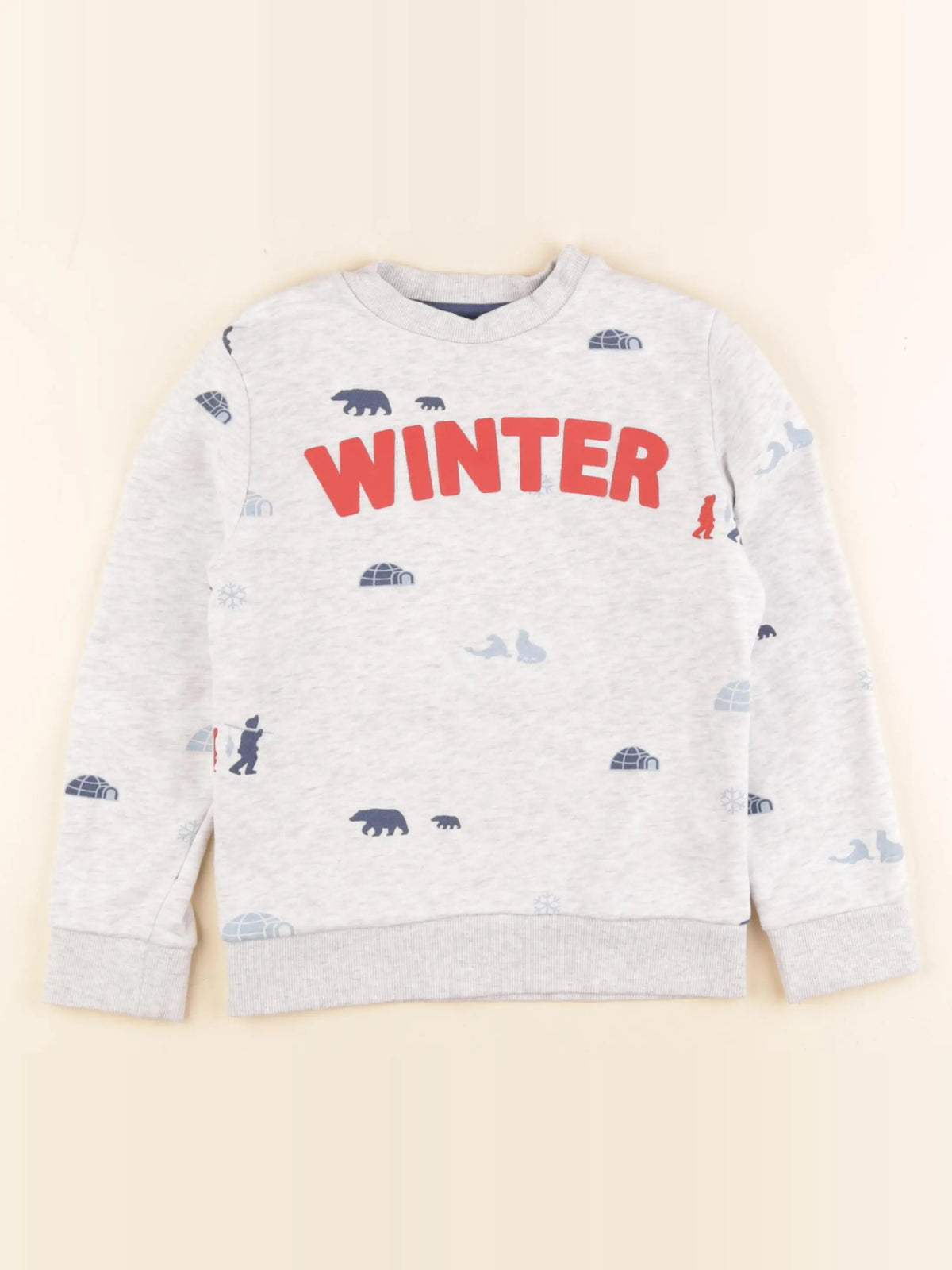Okaidi - sweat gris - 6 ans