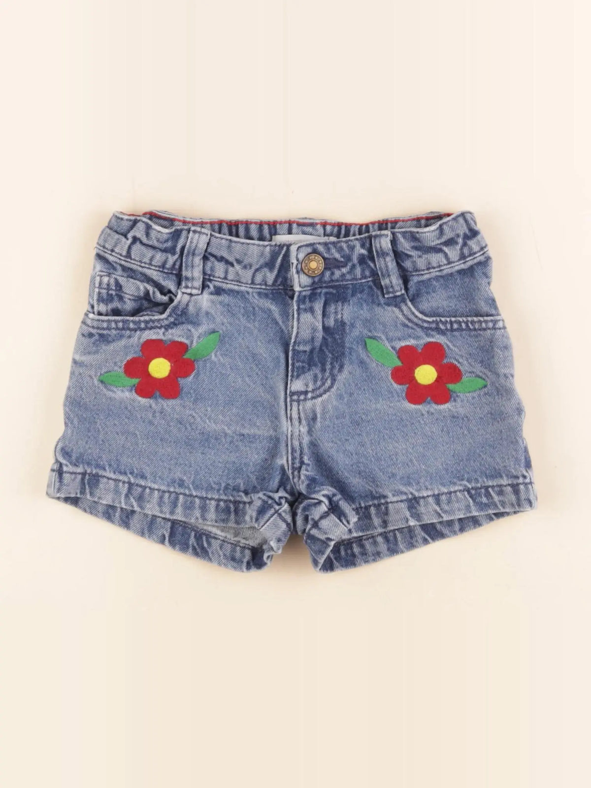 Monoprix - short bleu - 5 ans