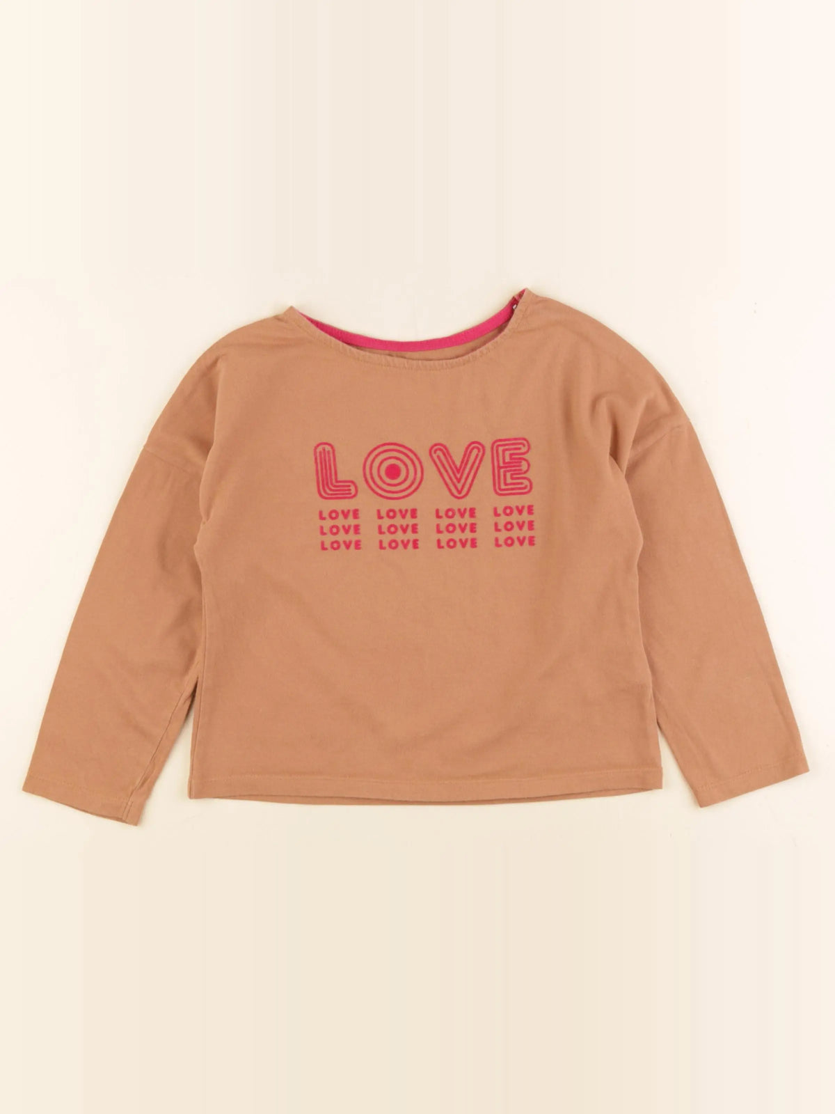 Cyrillus - tee-shirt marron - 6 ans