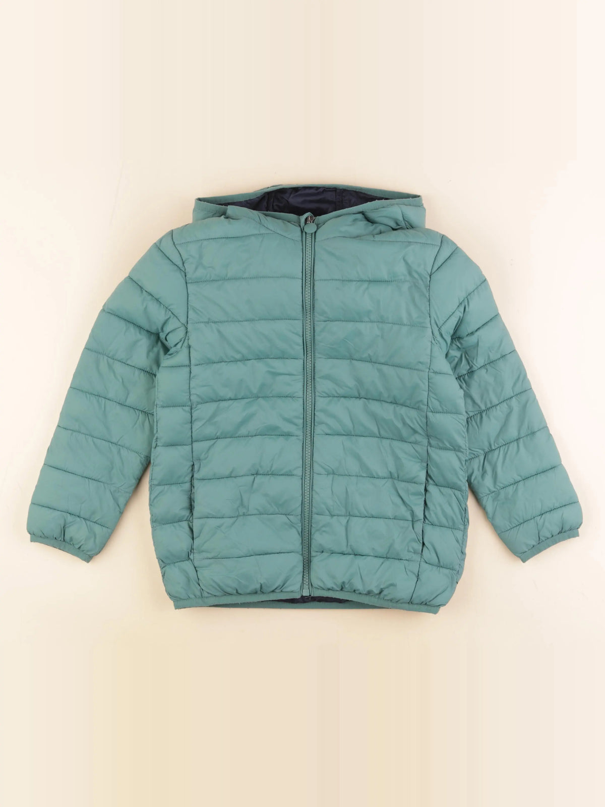 Vertbaudet - doudoune vert - 8 ans