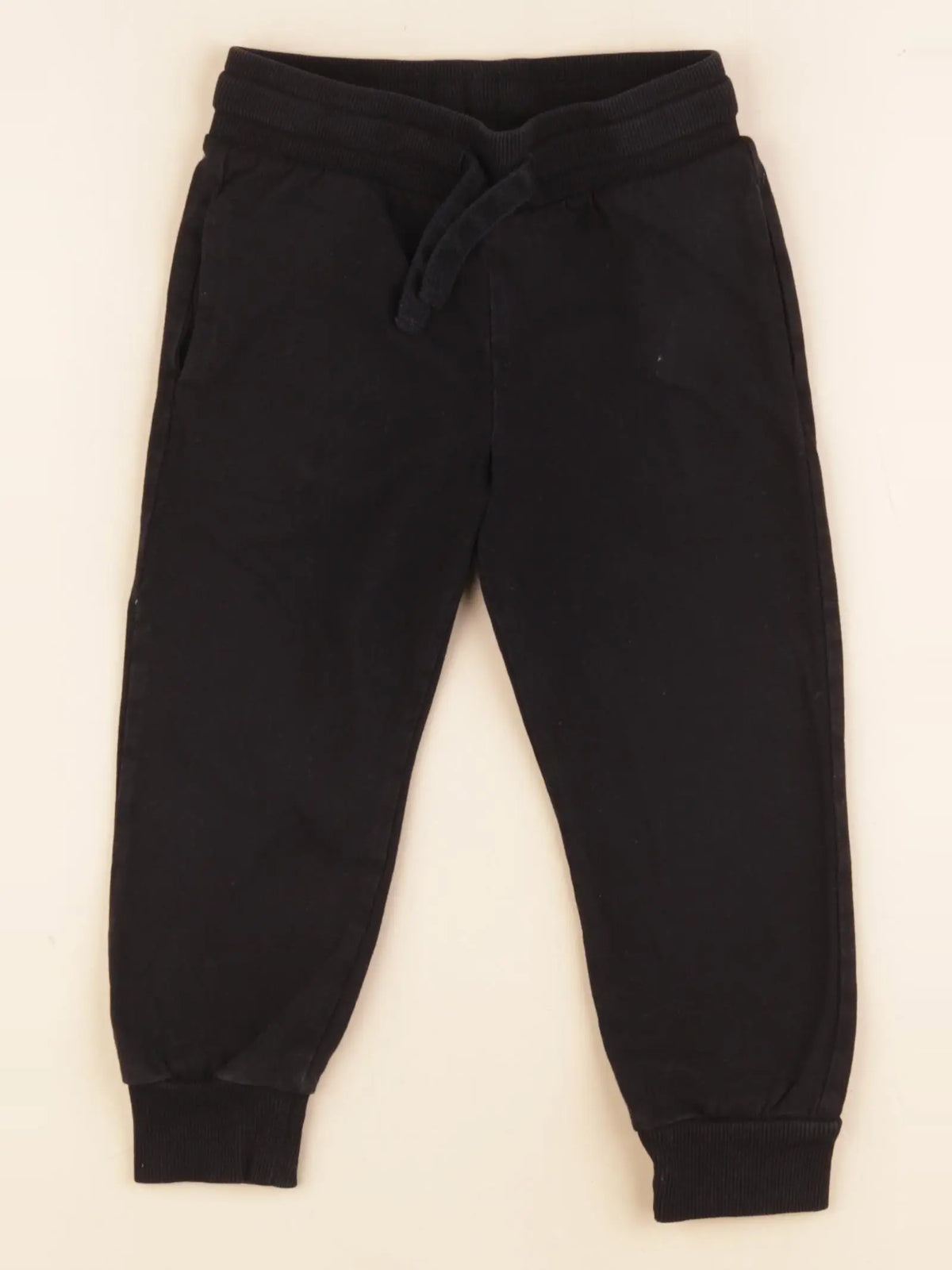 H&M - jogging noir - 2/3 ans