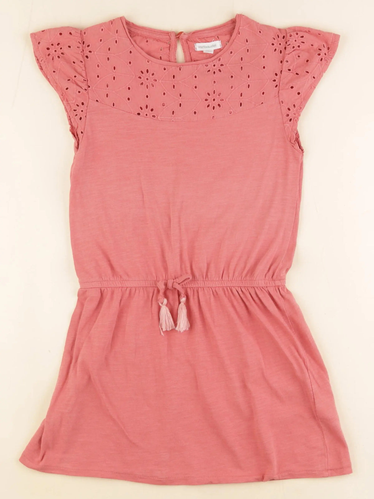 Vertbaudet - robe rose - 8 ans