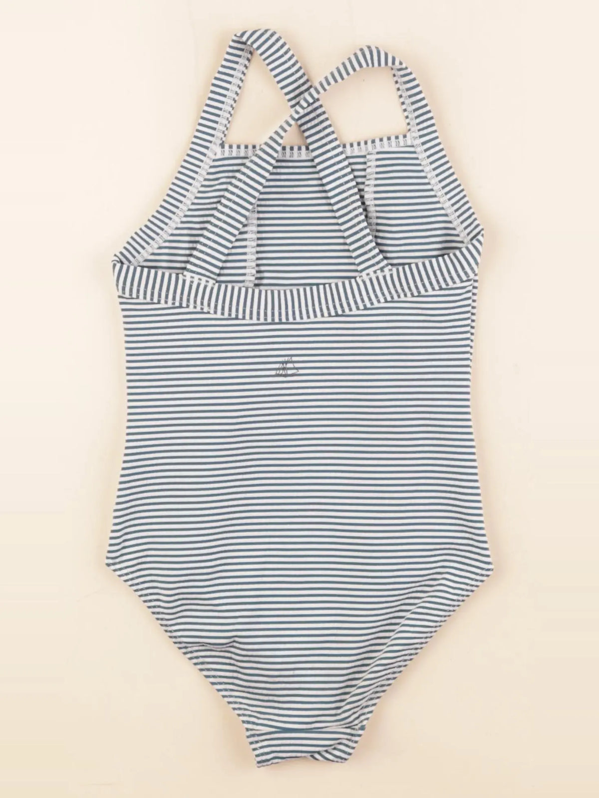 Petit Bateau - maillot de bain blanc, vert - 6 ans