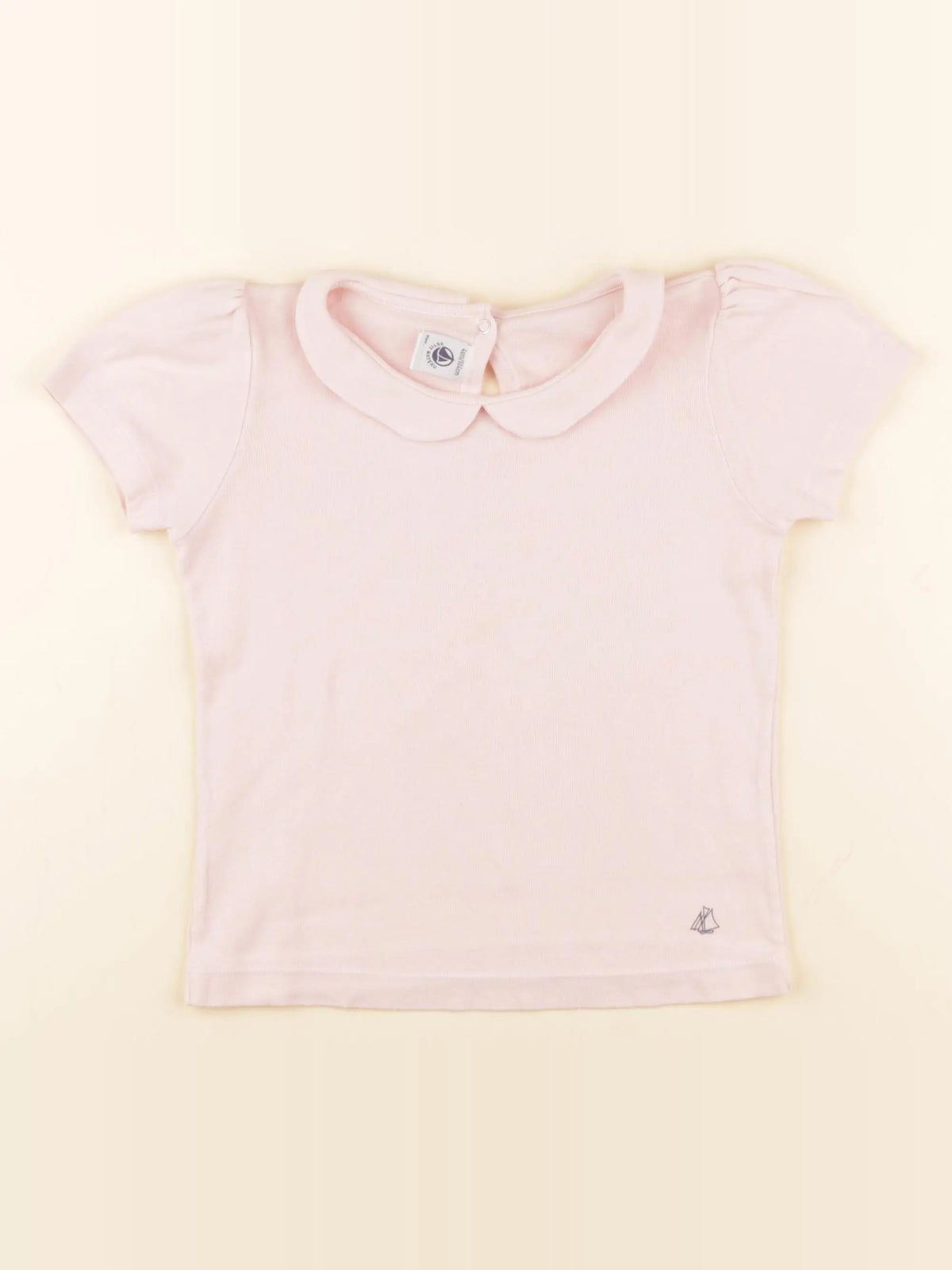 Petit Bateau - tee-shirt rose - 4 ans