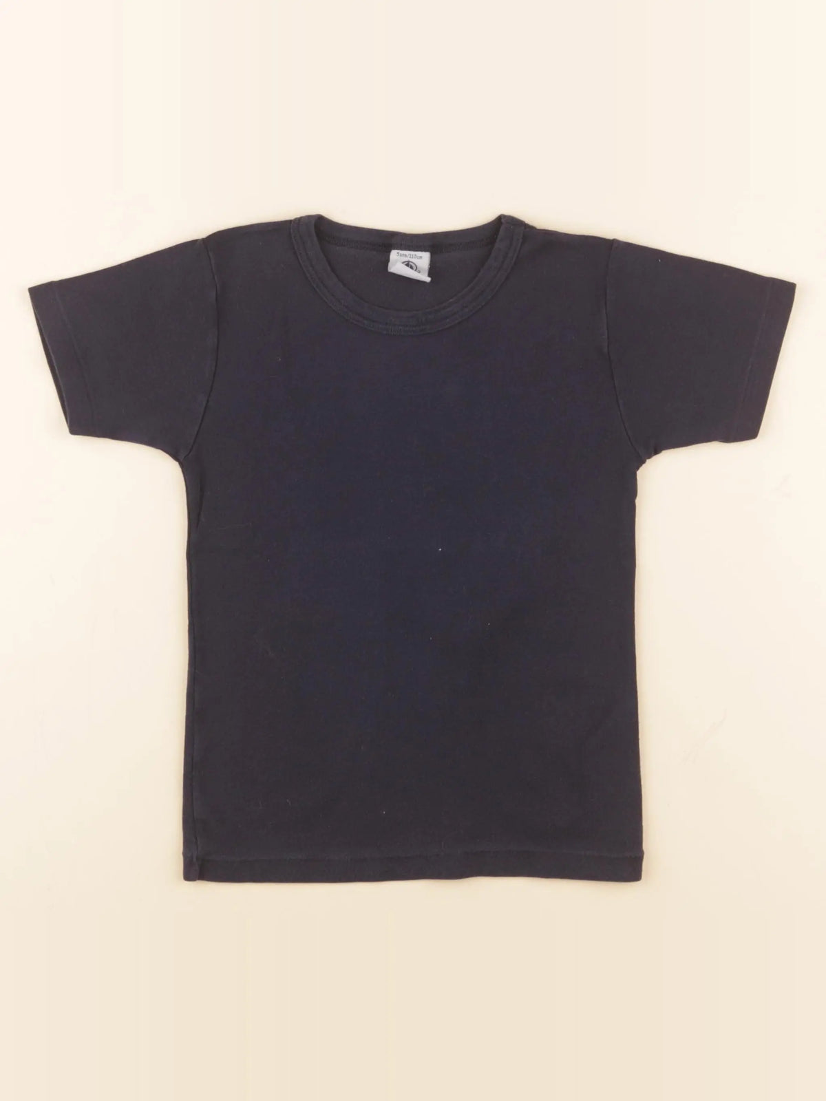 Petit Bateau - tee-shirt bleu - 5 ans