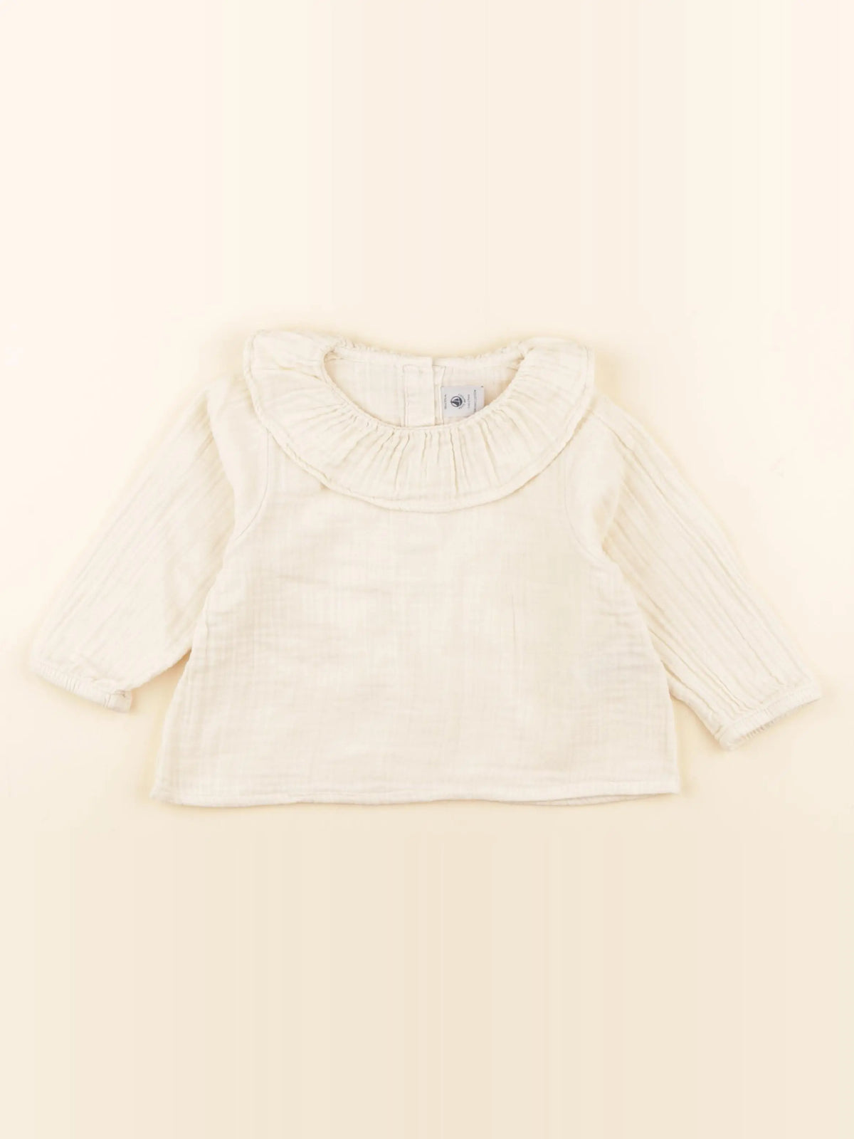 Petit Bateau - blouse beige - 18 mois
