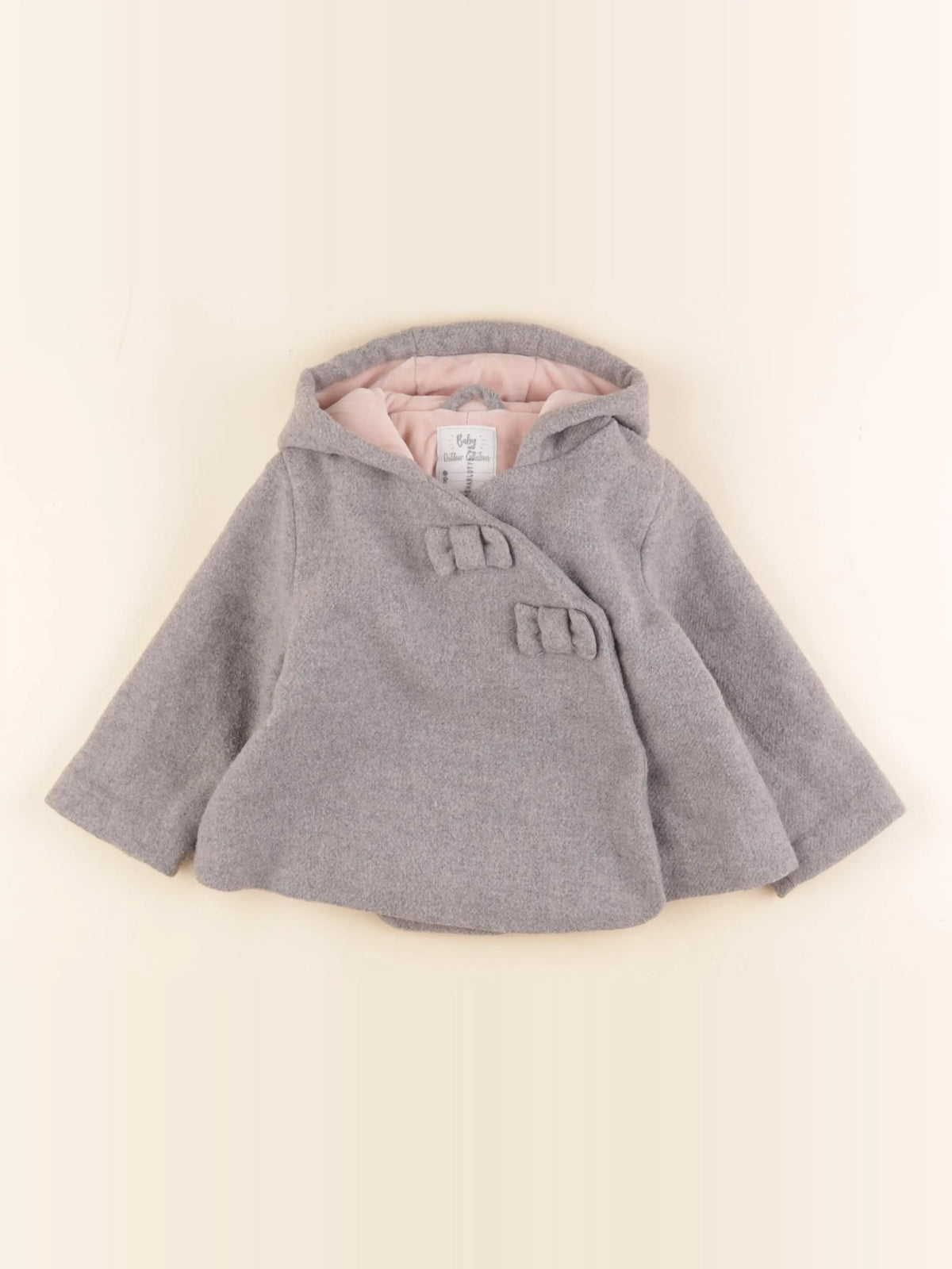 Vertbaudet - veste gris - 18 mois