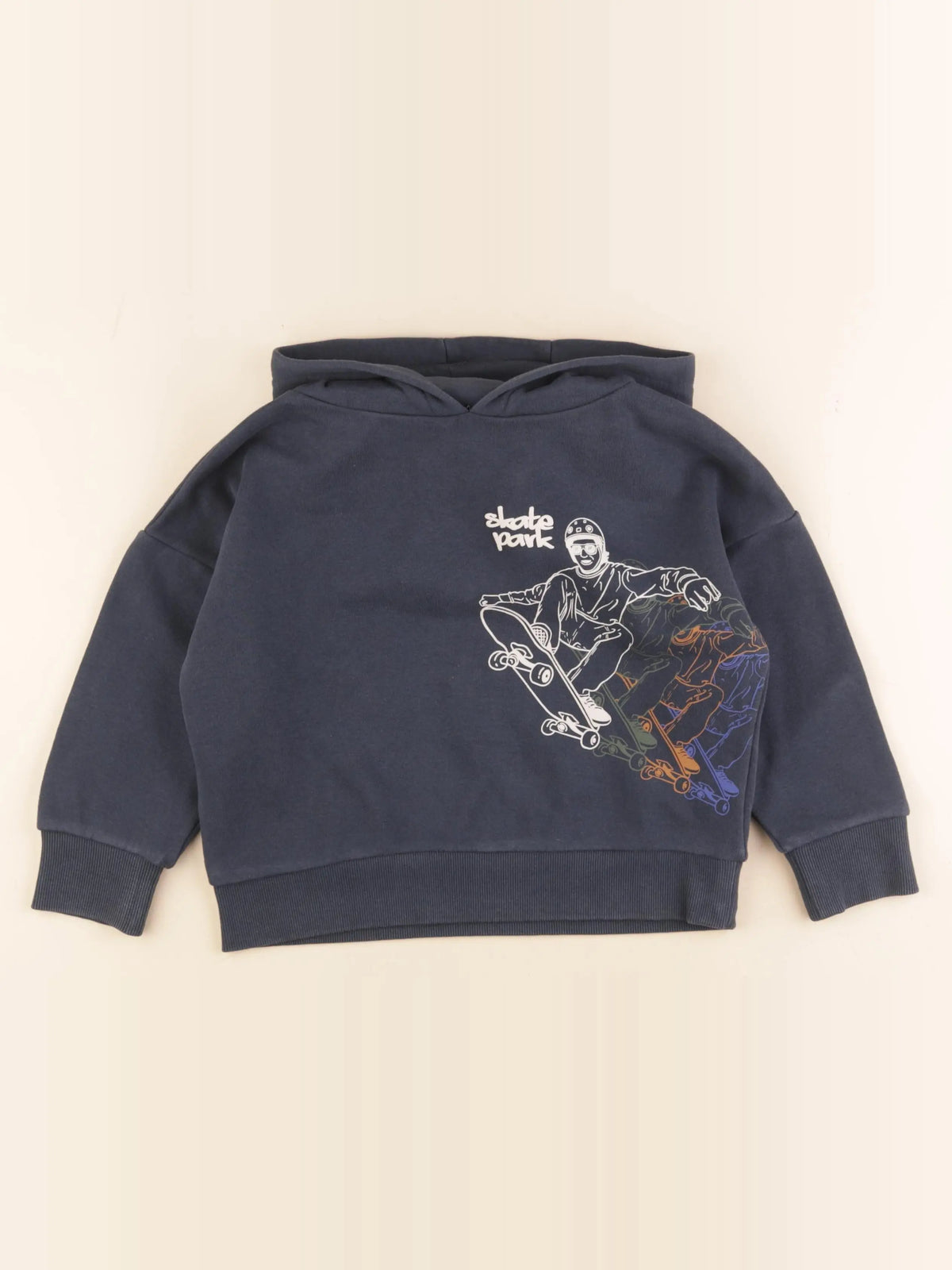Vertbaudet - sweat bleu - 5 ans