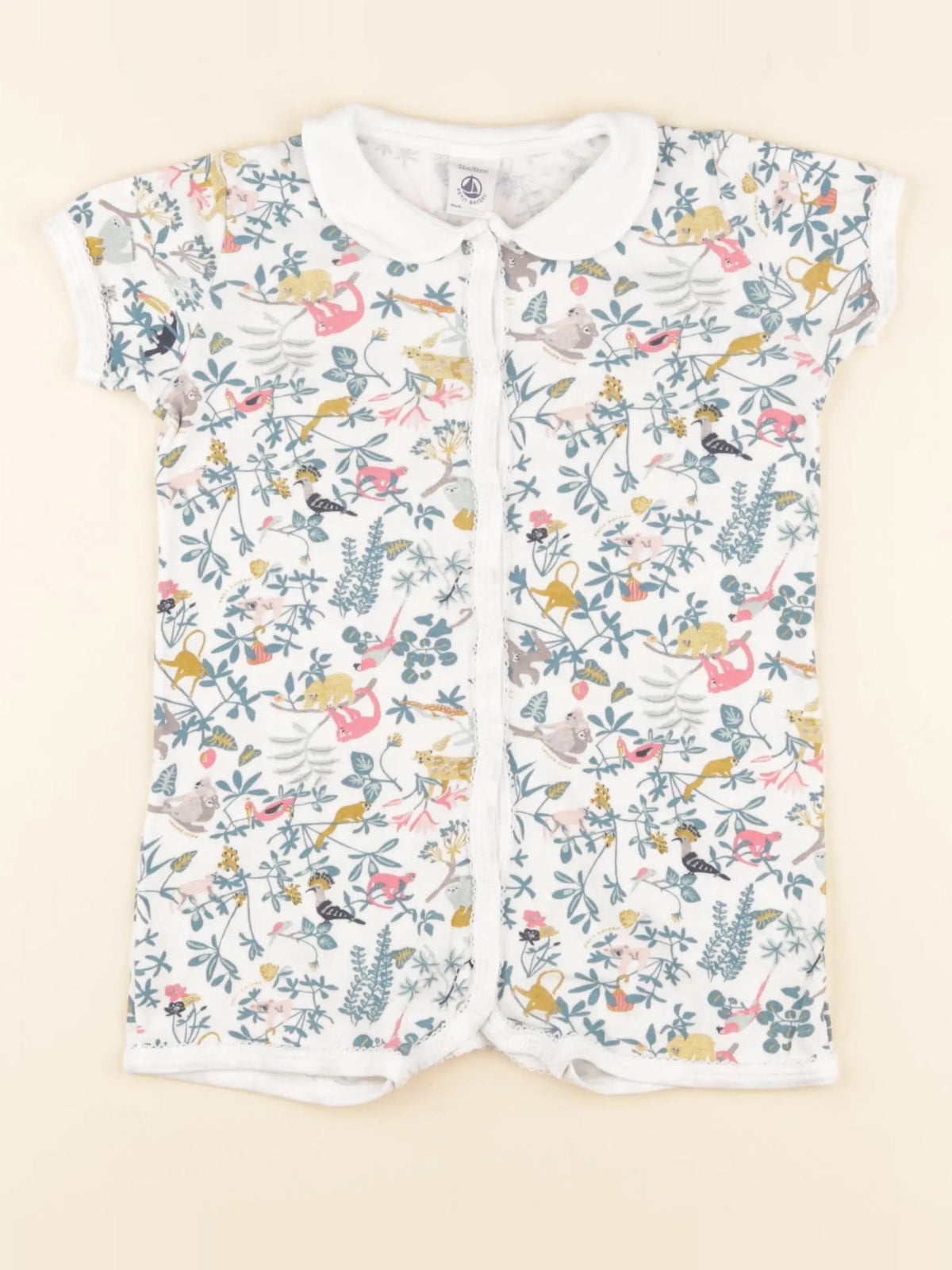 Petit Bateau - pyjama coton multicolore - 24 mois