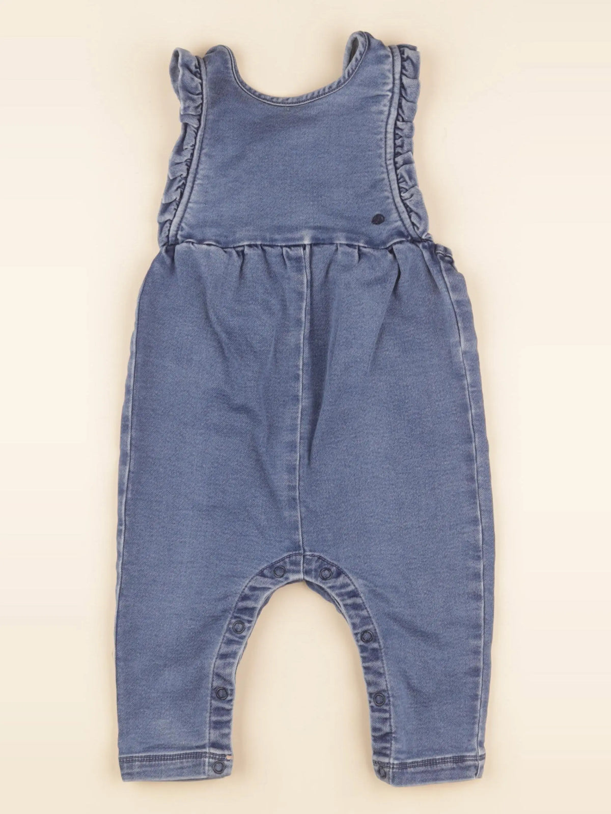Petit Bateau - combinaison bleu - 12 mois