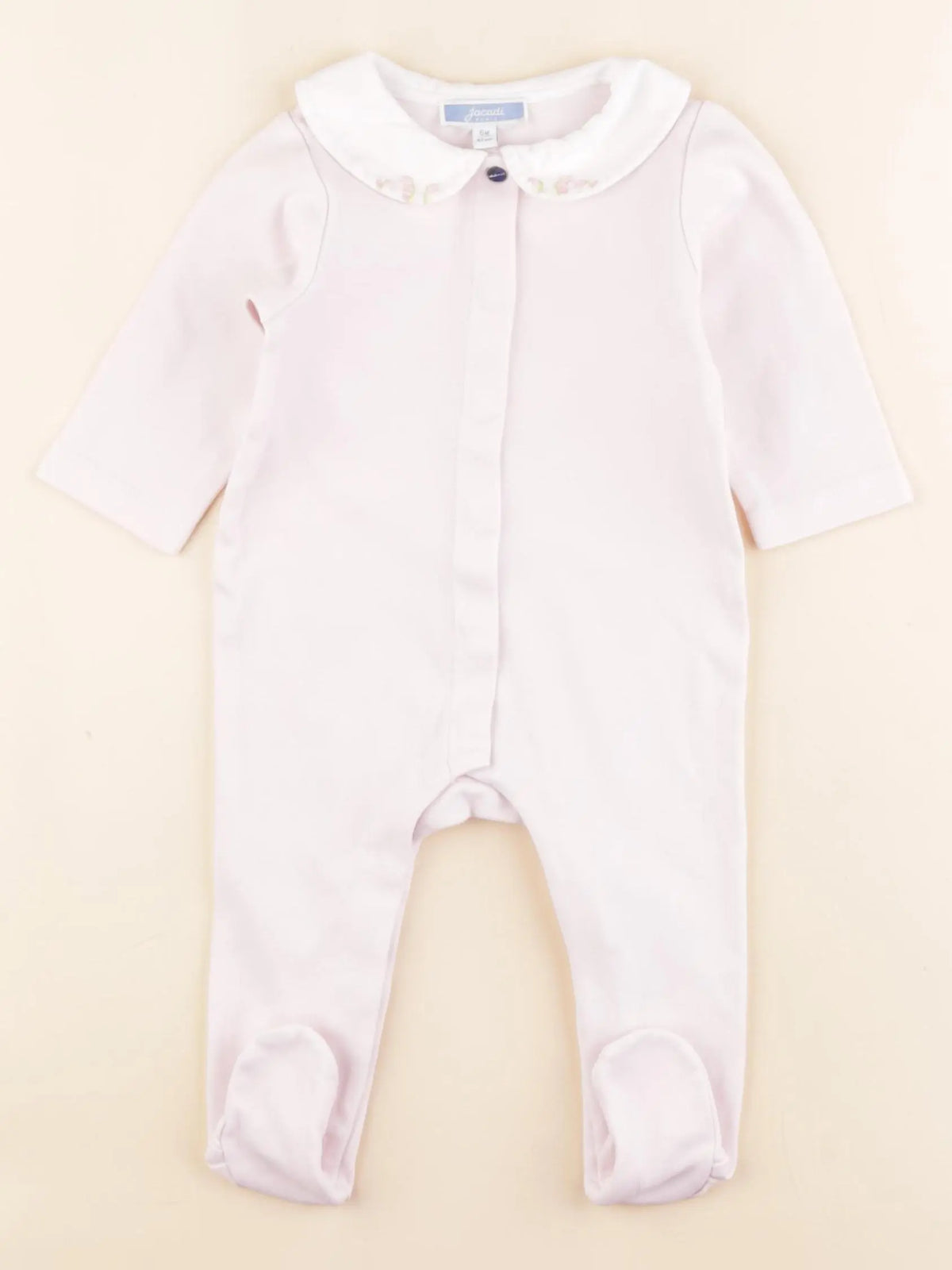 Jacadi - pyjama coton rose - 6 mois