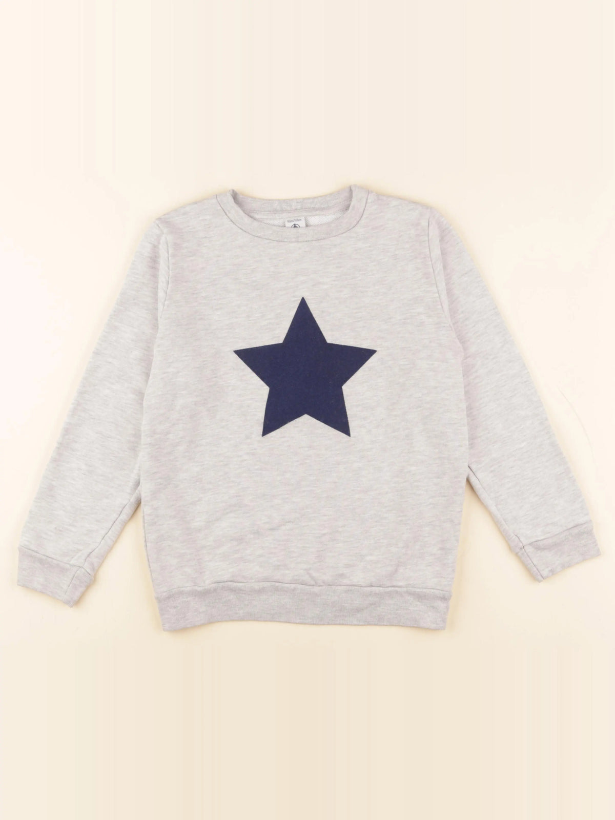 Petit Bateau - sweat gris - 10 ans