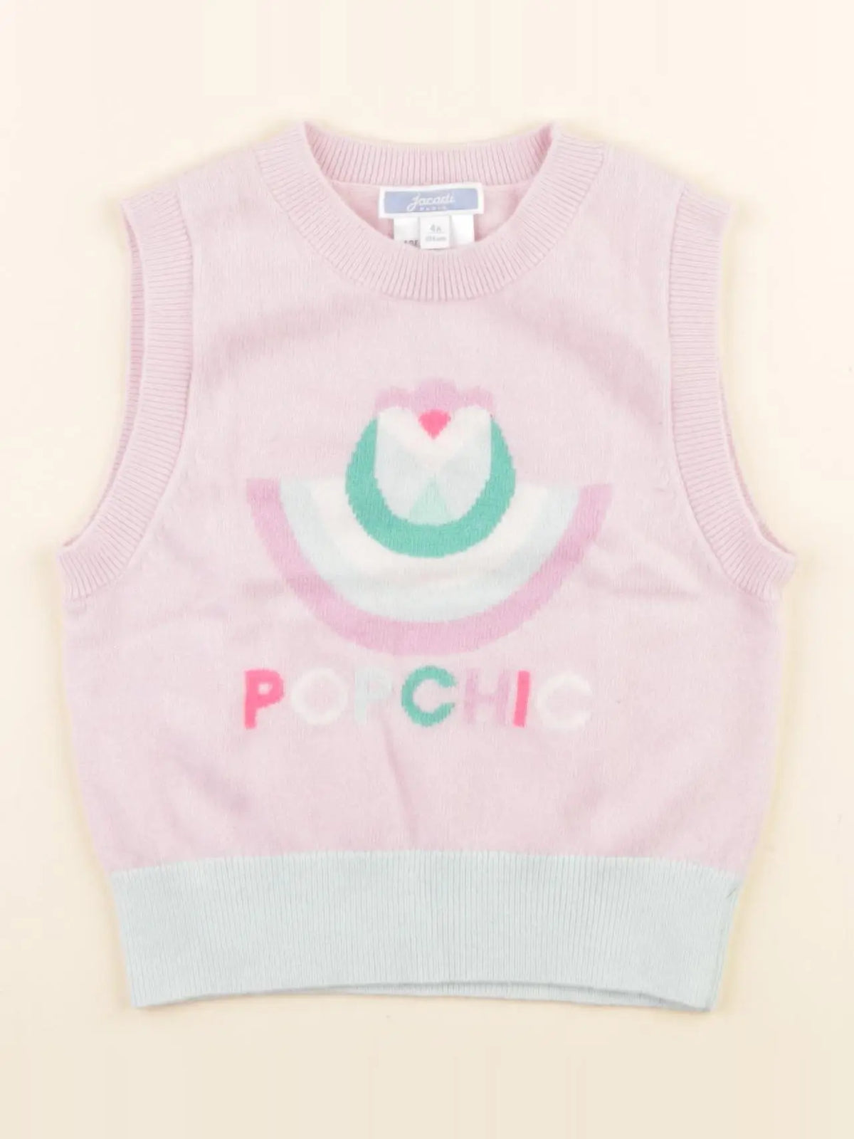 Jacadi - pull rose - 4 ans