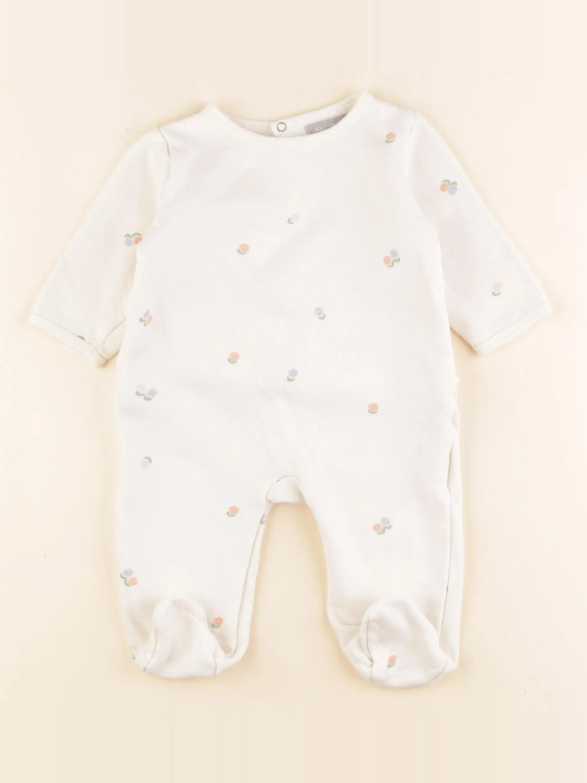 Boutchou - pyjama coton beige - 6 mois