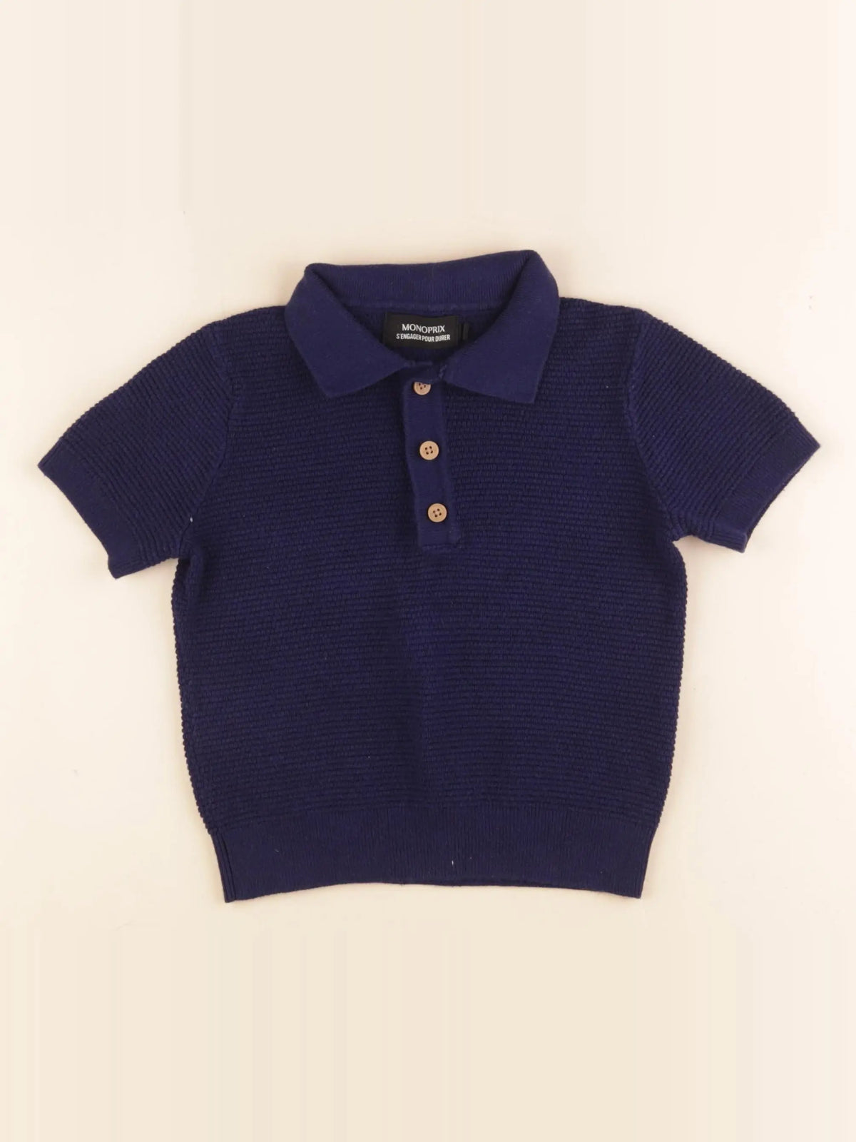 Monoprix - pull bleu - 3 ans