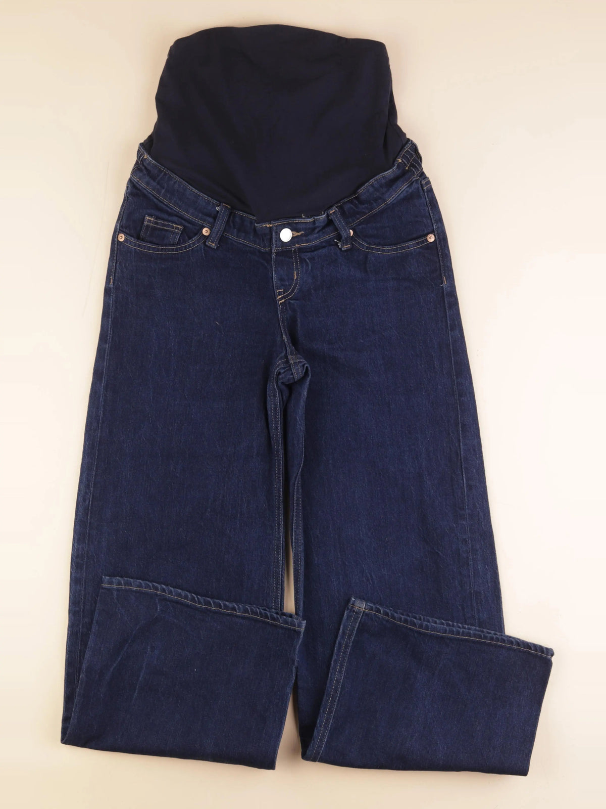 H&M - jean grossesse bleu - xs