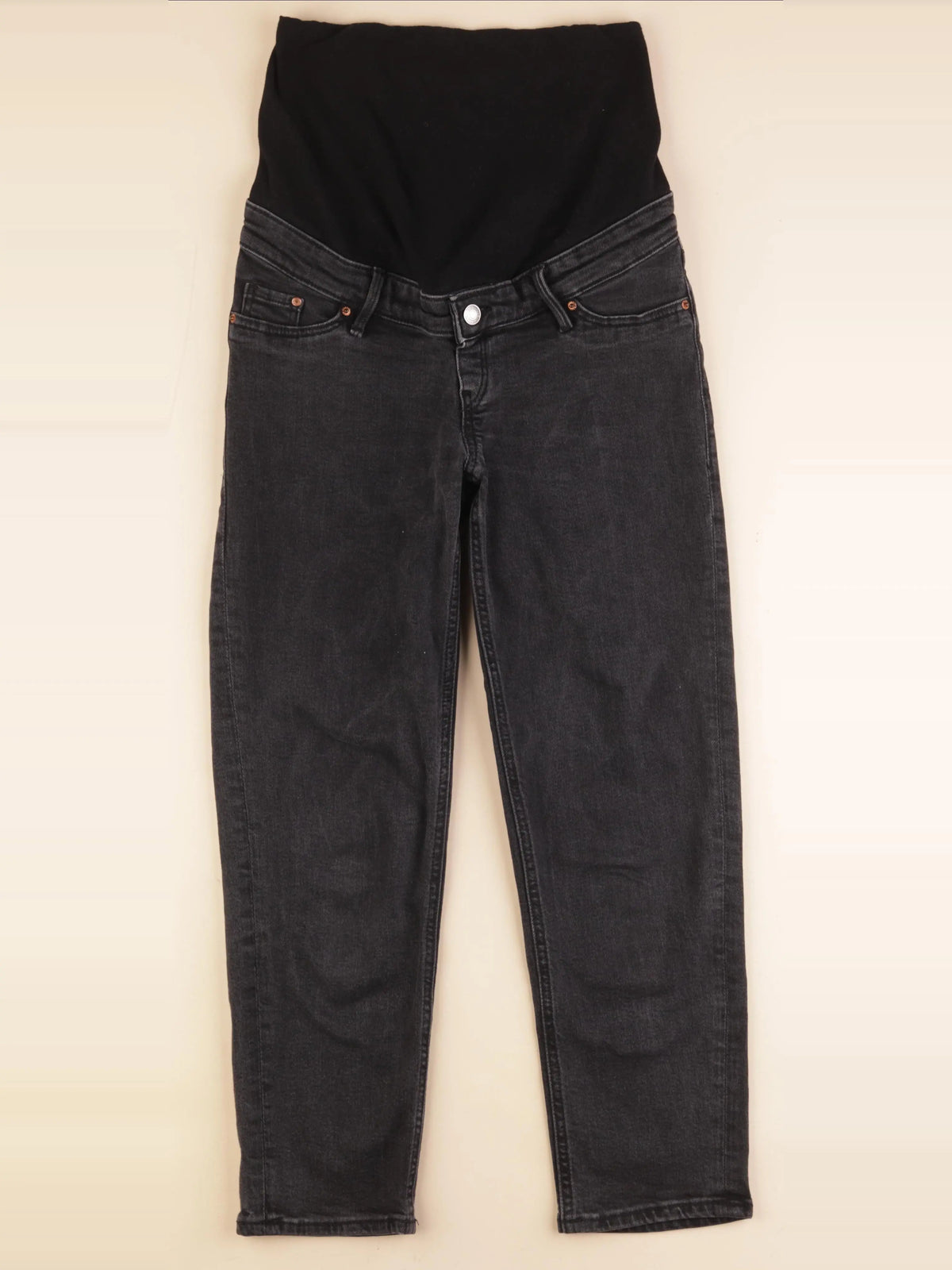 H&M - jean grossesse gris - xs