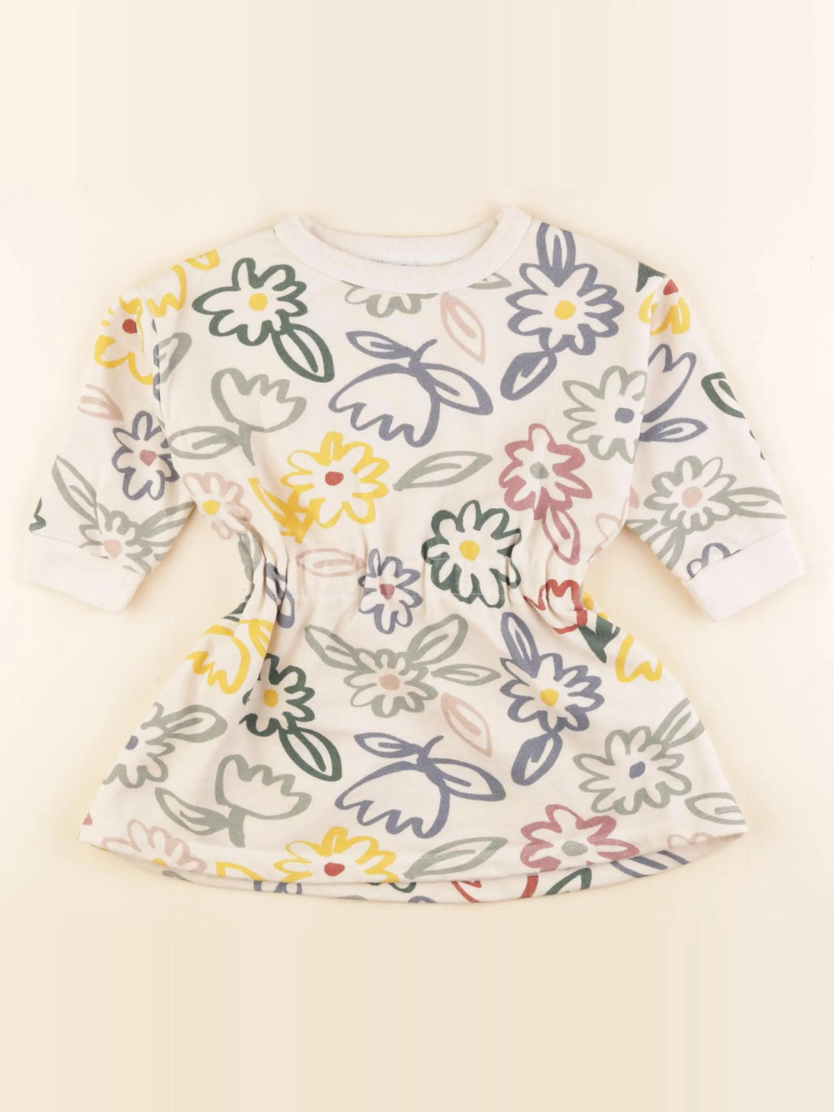 Petit Bateau - robe multicolore - 3 ans