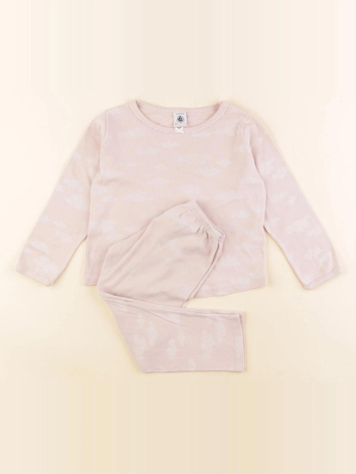 Petit Bateau - pyjama coton rose - 3 ans