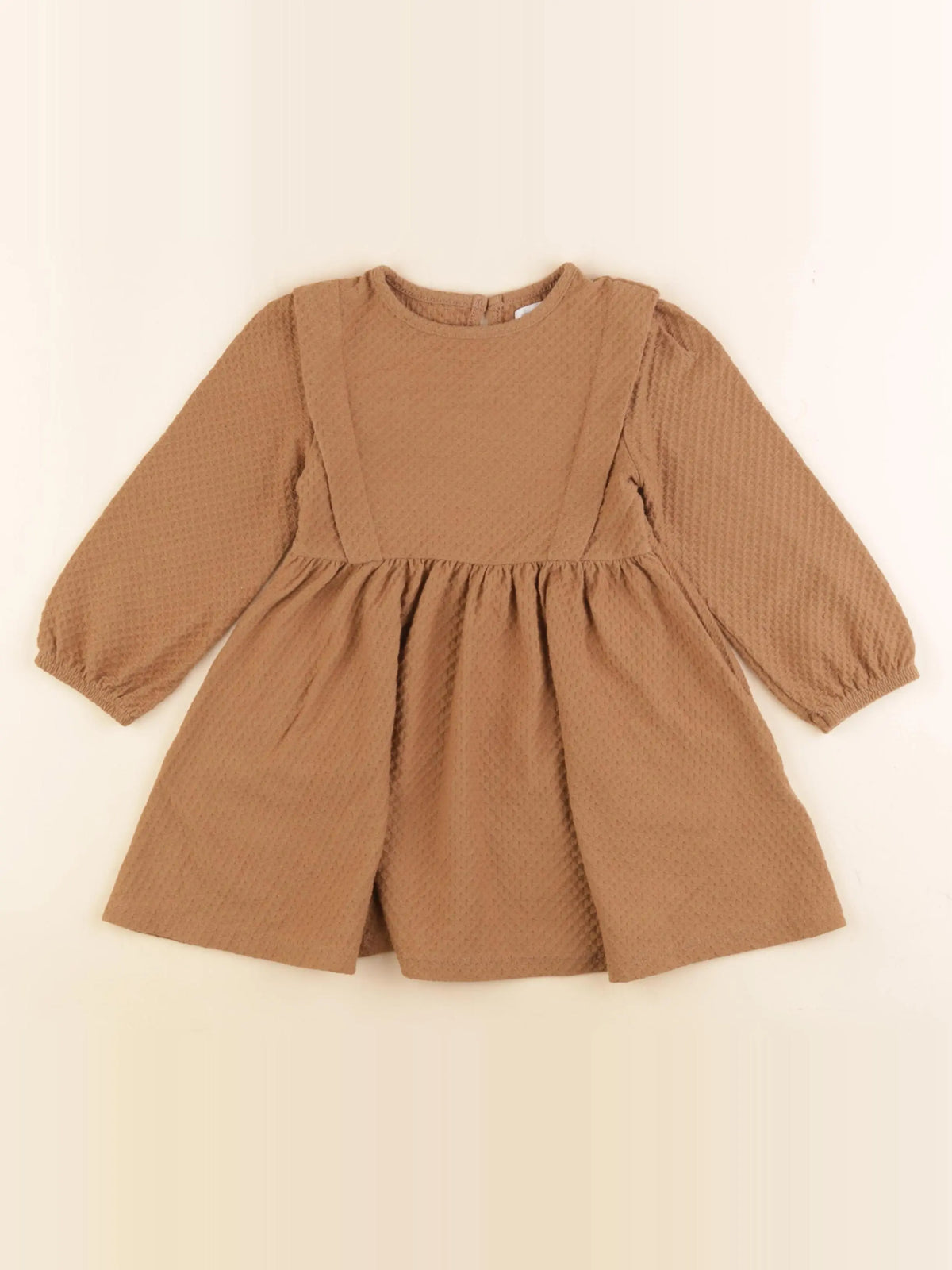 Vertbaudet - robe marron - 2 ans