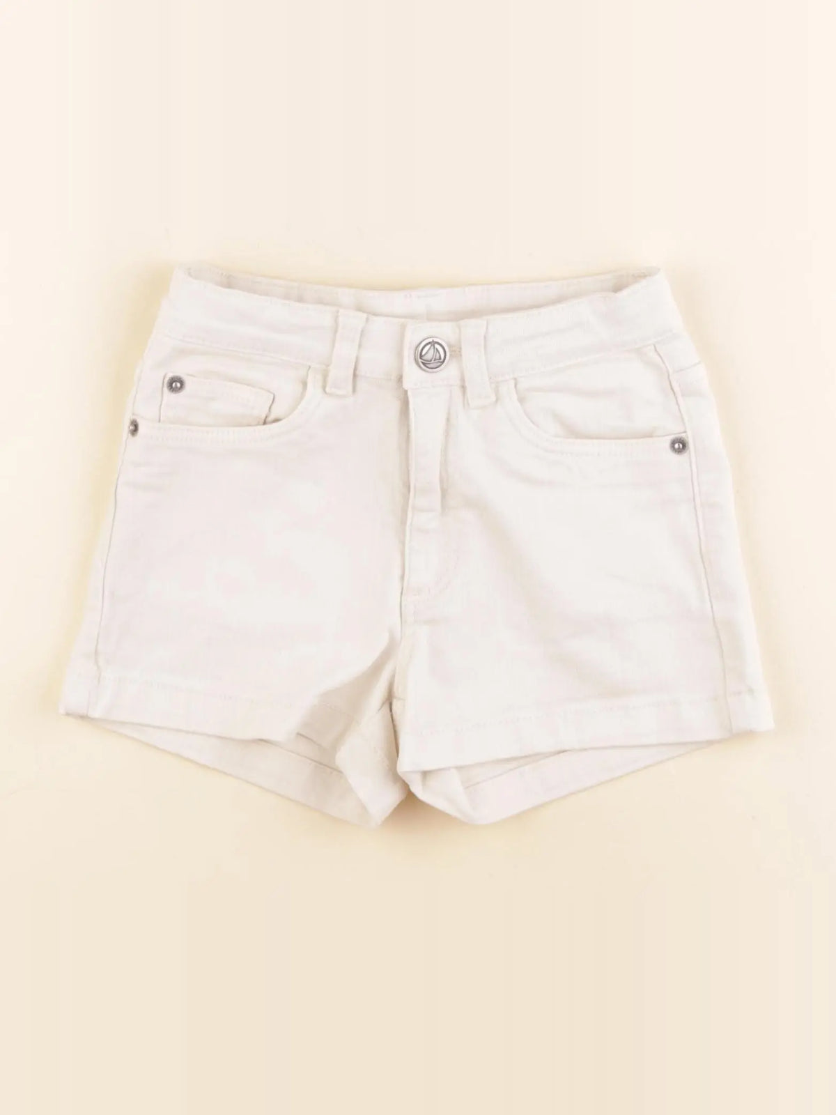 Petit Bateau - short beige - 6 ans