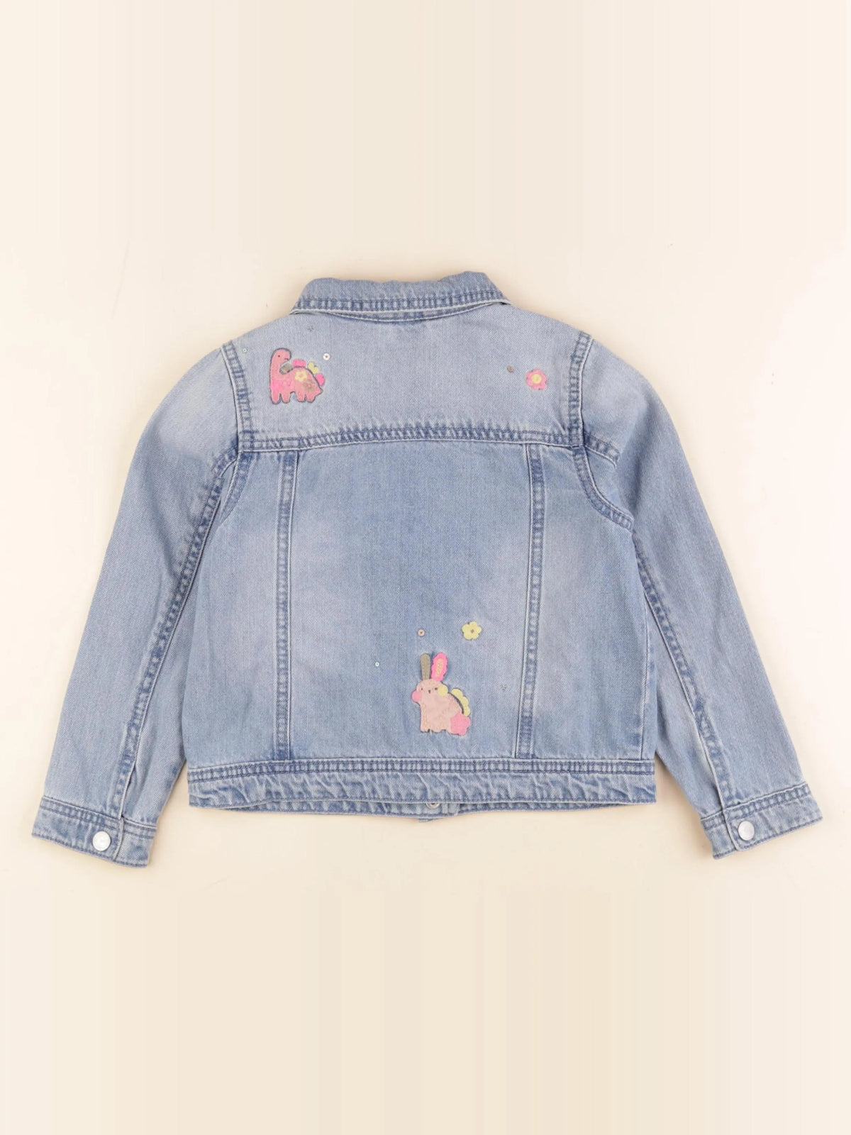 Next - veste imprimé au dos bleu - 4/5 ans