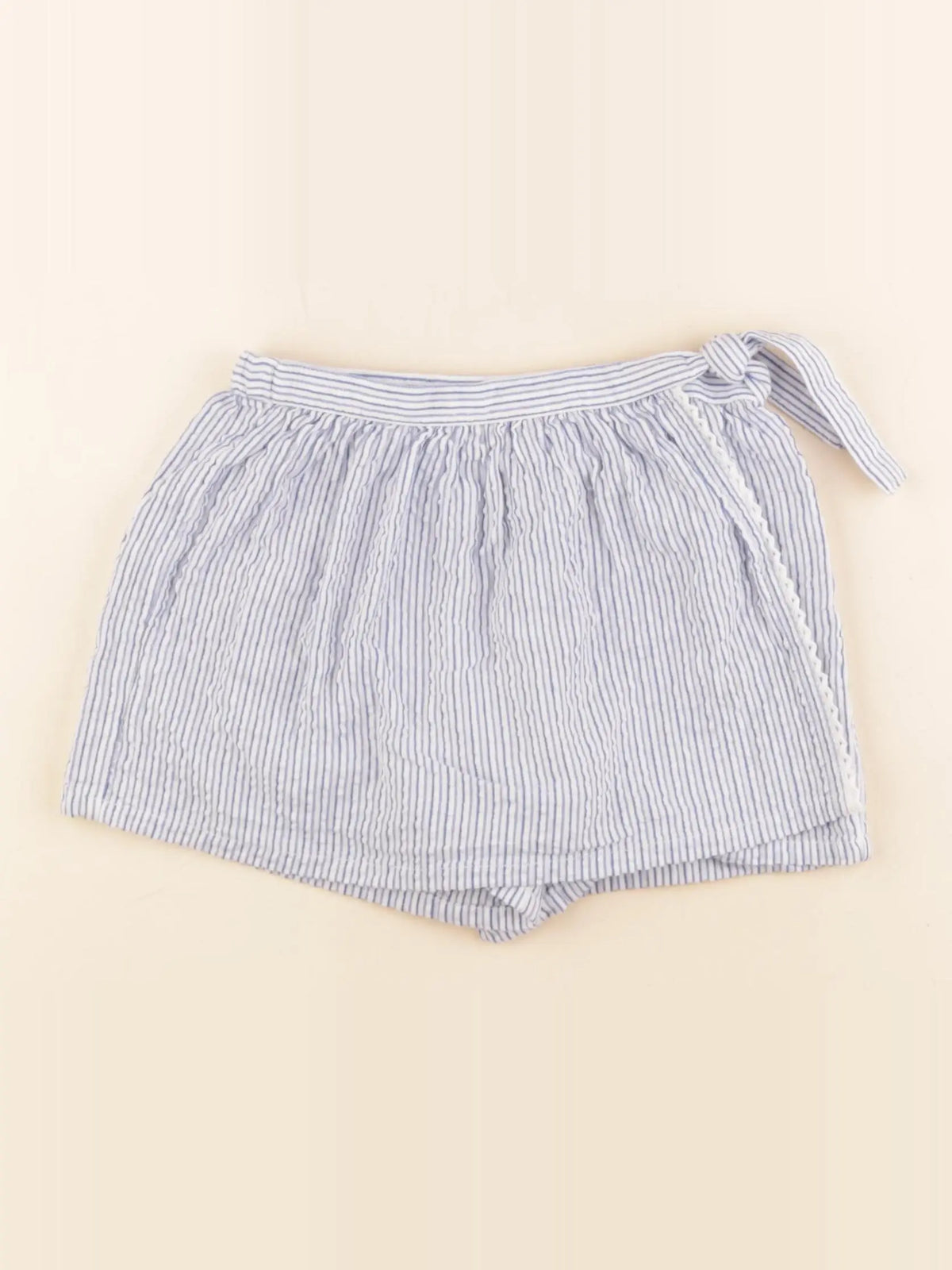 Cyrillus - jupe short bleu - 3 ans