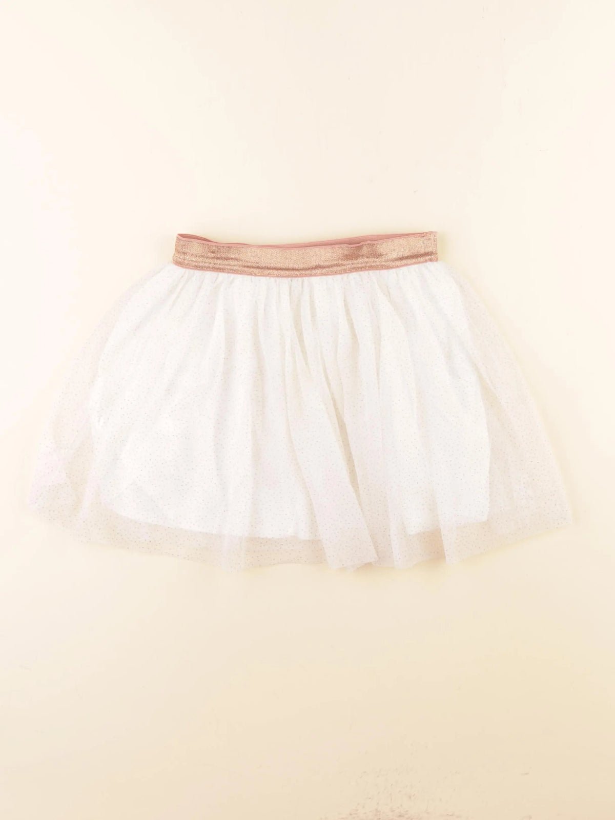 Petit Bateau - jupe or, beige - 8 ans