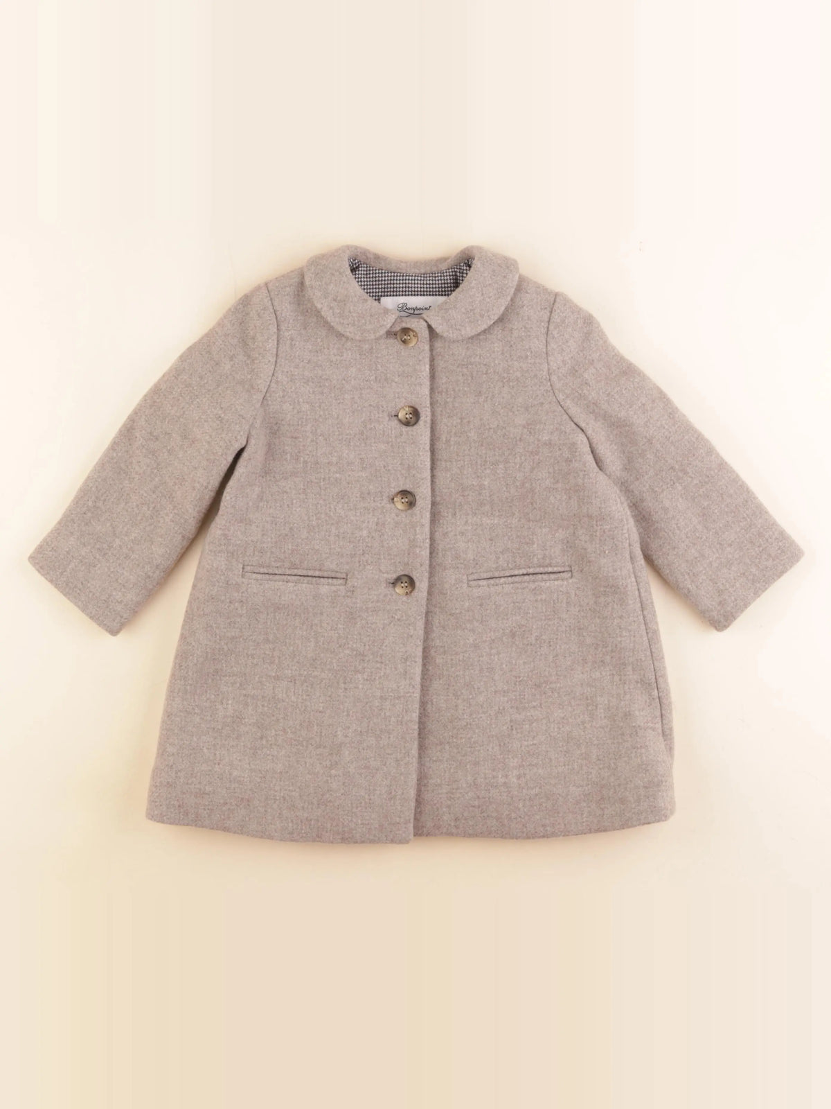 Bonpoint - manteau beige - 3 ans