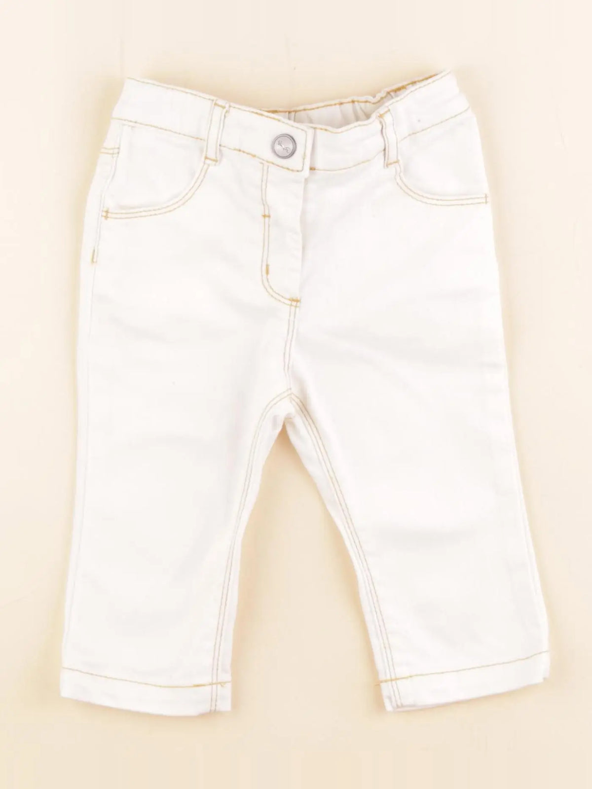 Cyrillus - jean blanc - 9 mois
