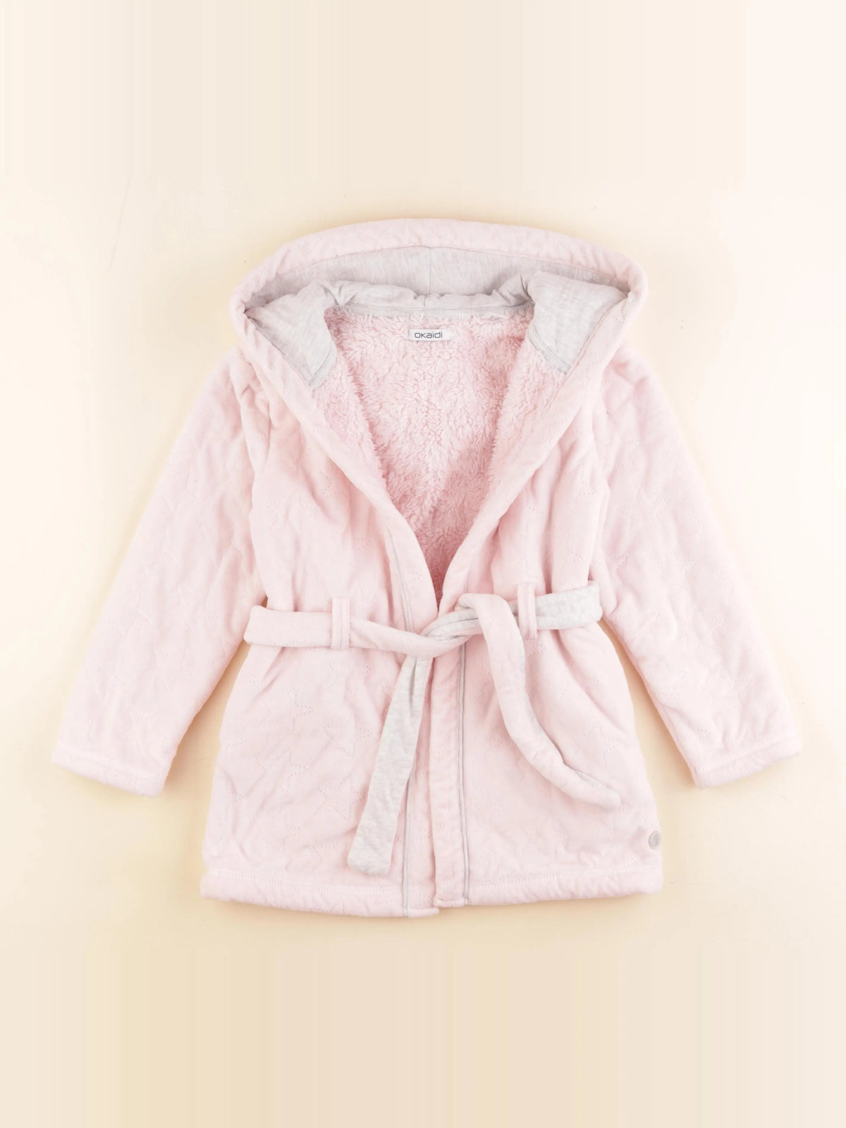 Okaidi - robe de chambre rose - 6 ans