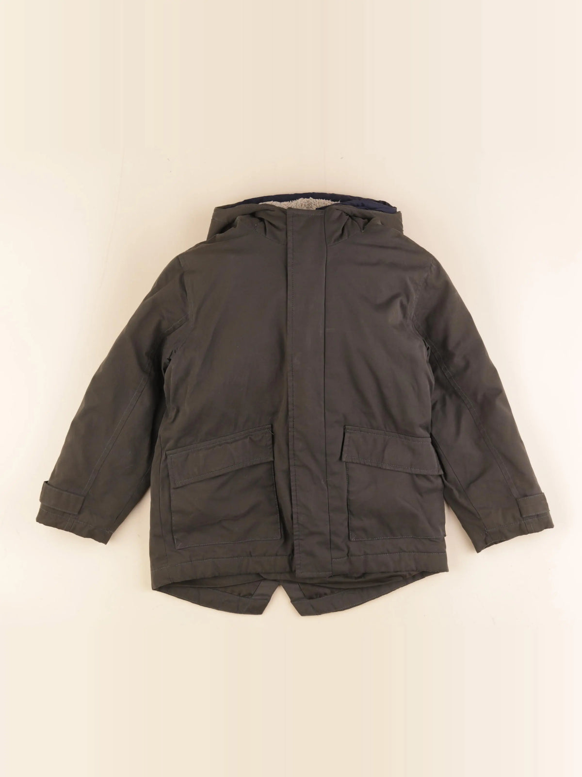 Vertbaudet - parka vert - 6 ans