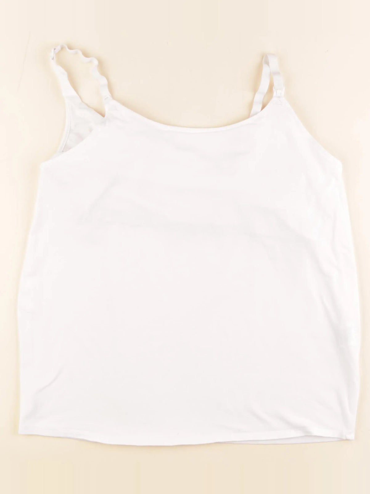 Kiabi - débardeur grossesse, allaitement blanc - m