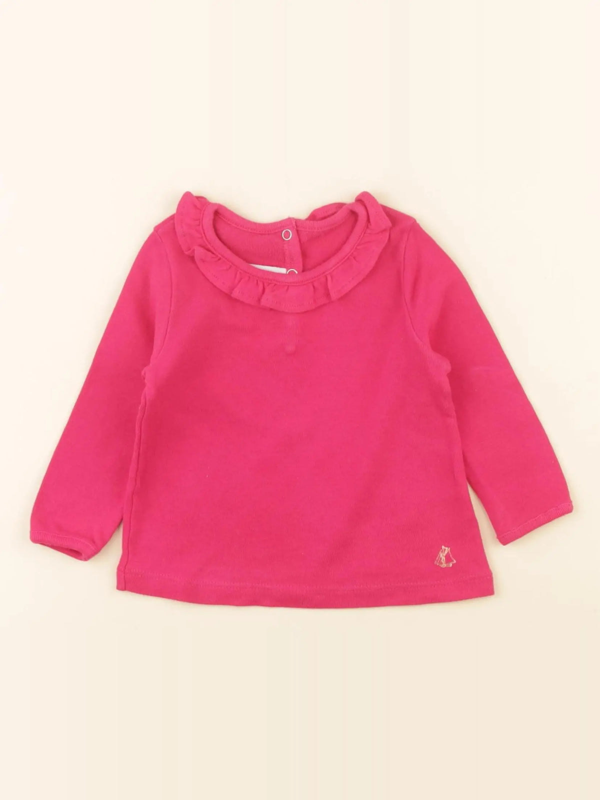 Petit Bateau - tee-shirt rose - 6 mois