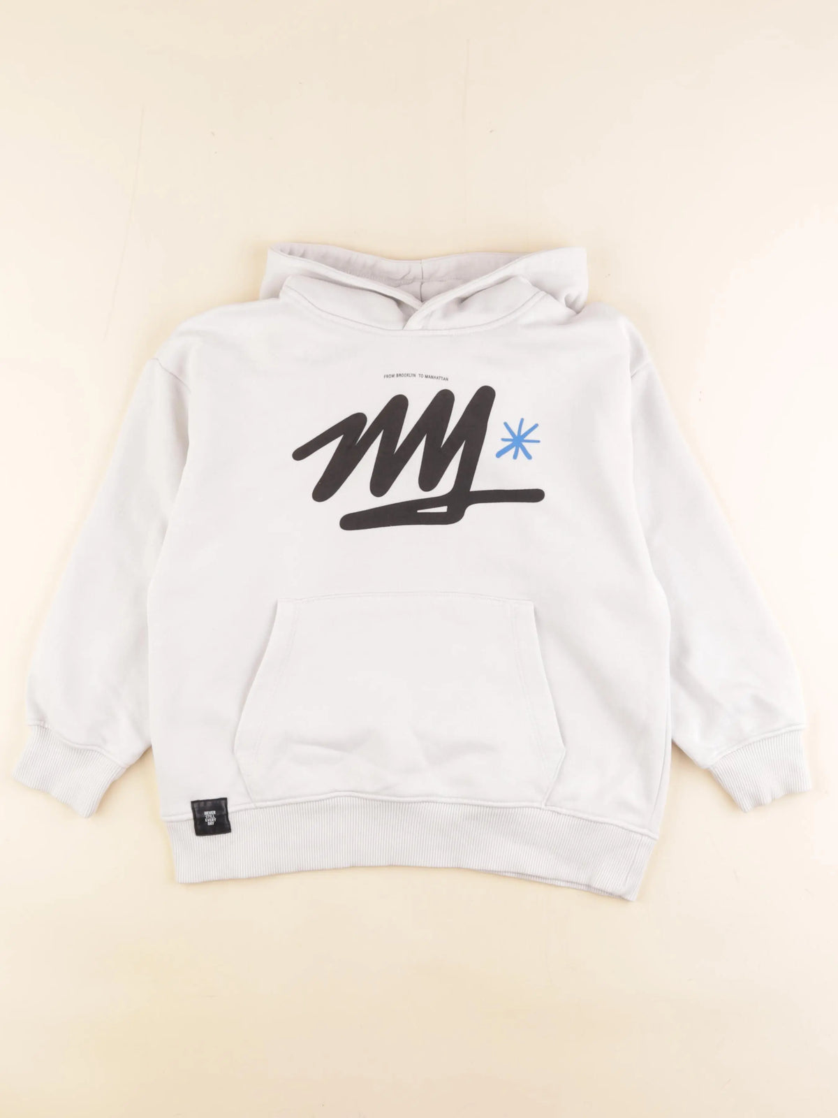 Zara - sweat blanc - 7/8 ans
