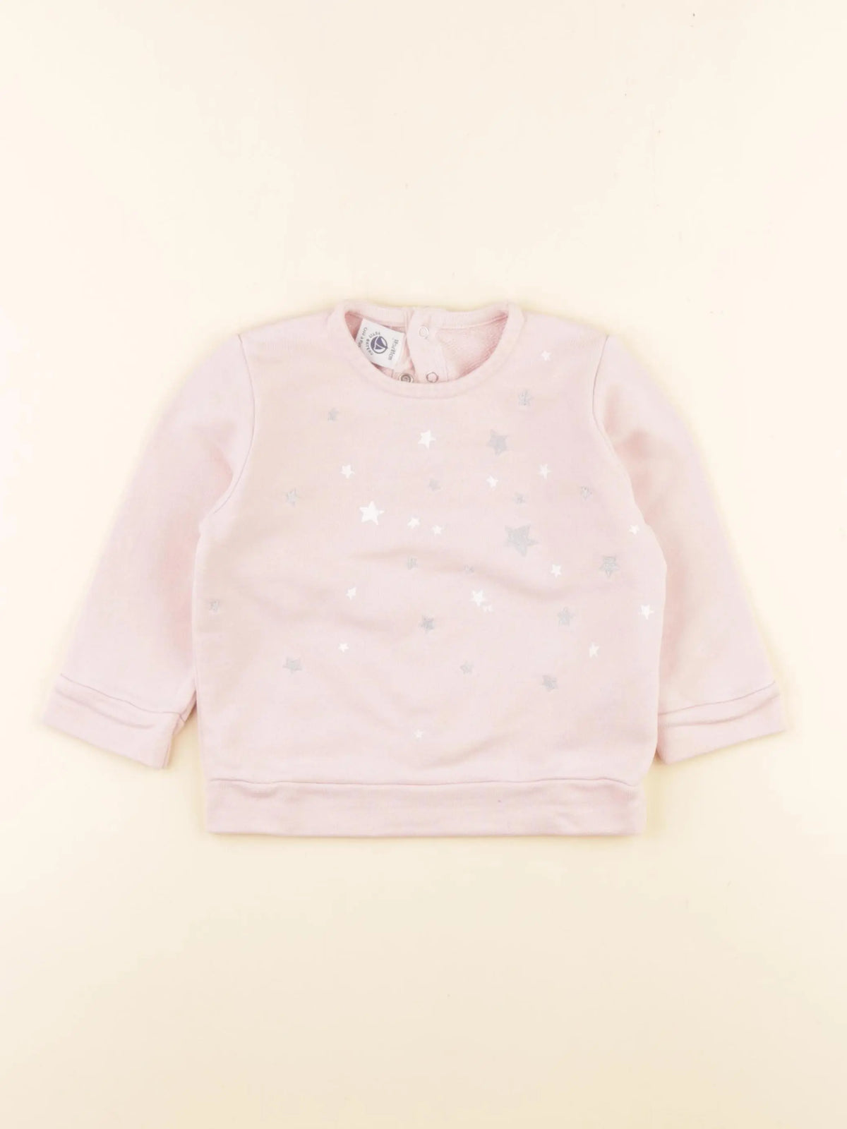 Petit Bateau - sweat rose - 18 mois