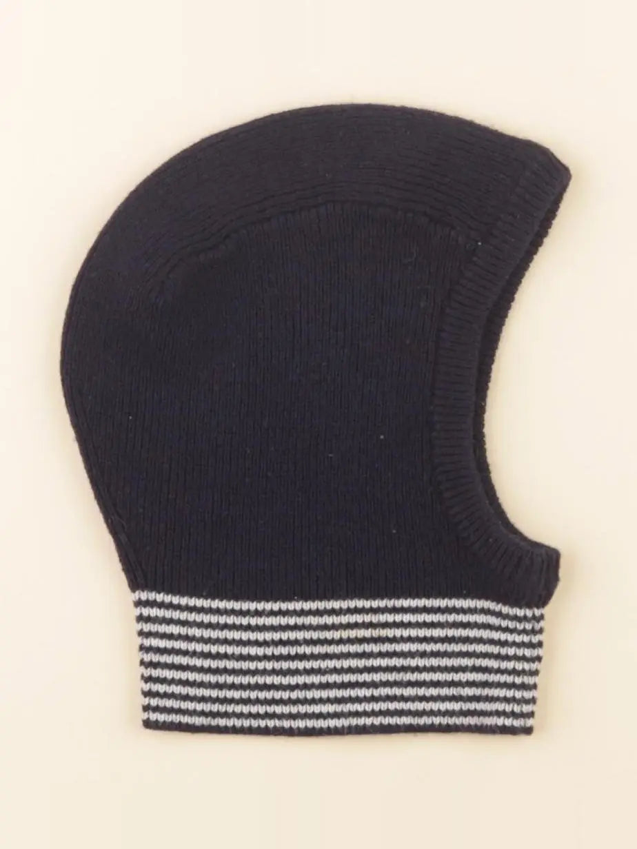 Petit Bateau - cagoule bleu - 2/4 ans