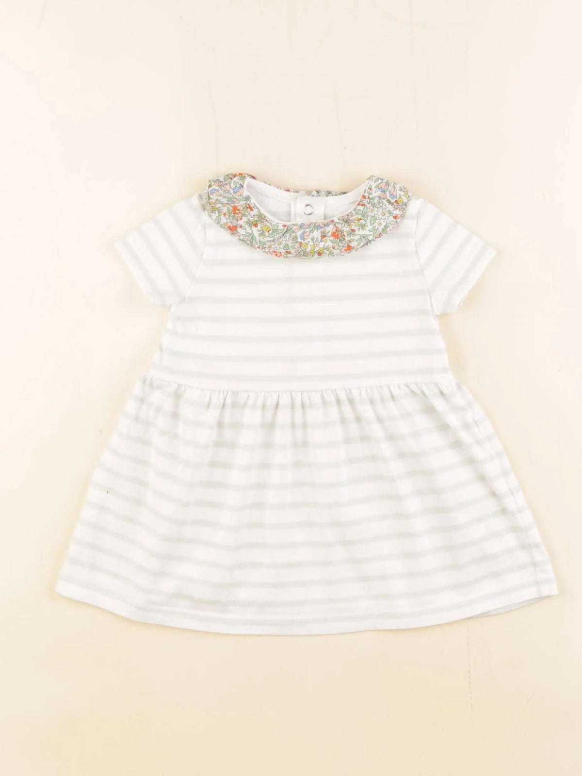 Cyrillus - robe vert - 6 mois