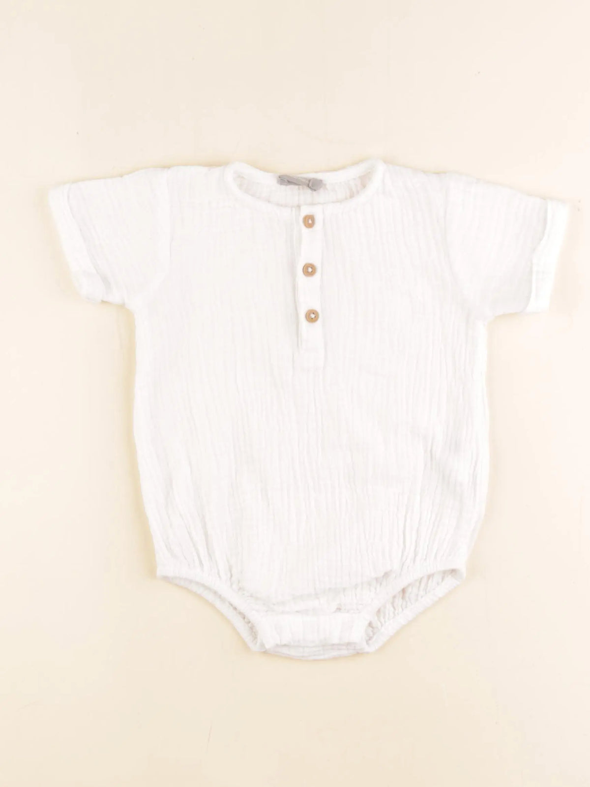 Boutchou - combinaison blanc - 9 mois