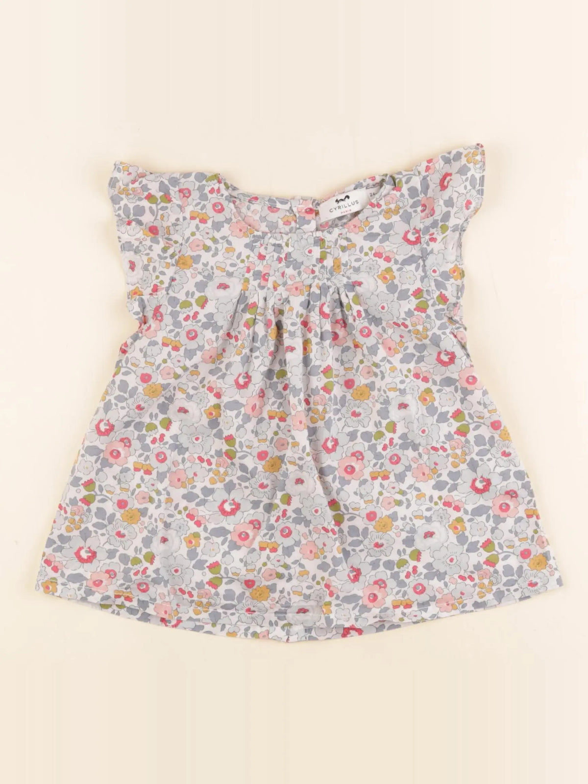 Cyrillus - blouse multicolore - 24 mois
